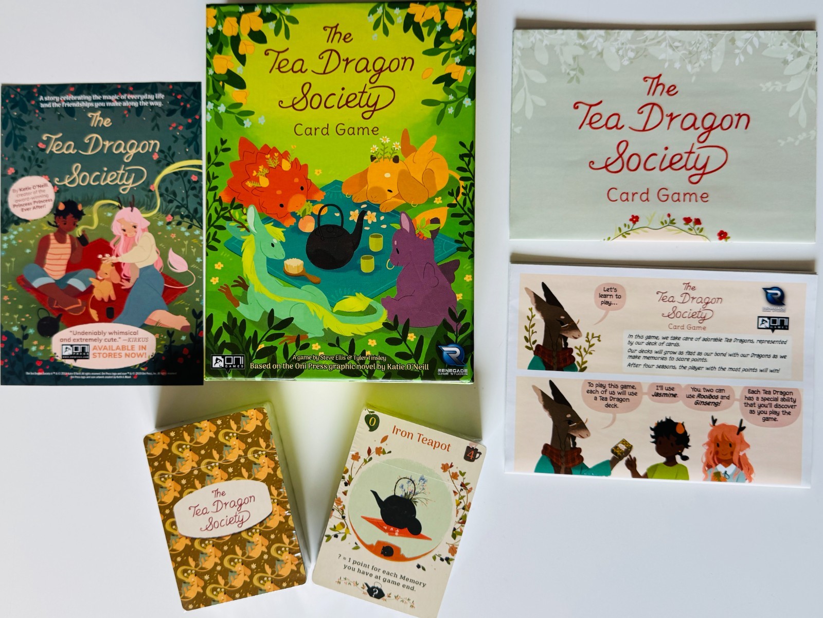 TEA DRAGON SOCIETY Card Game / Based on the Graphic Novel / NEW!!