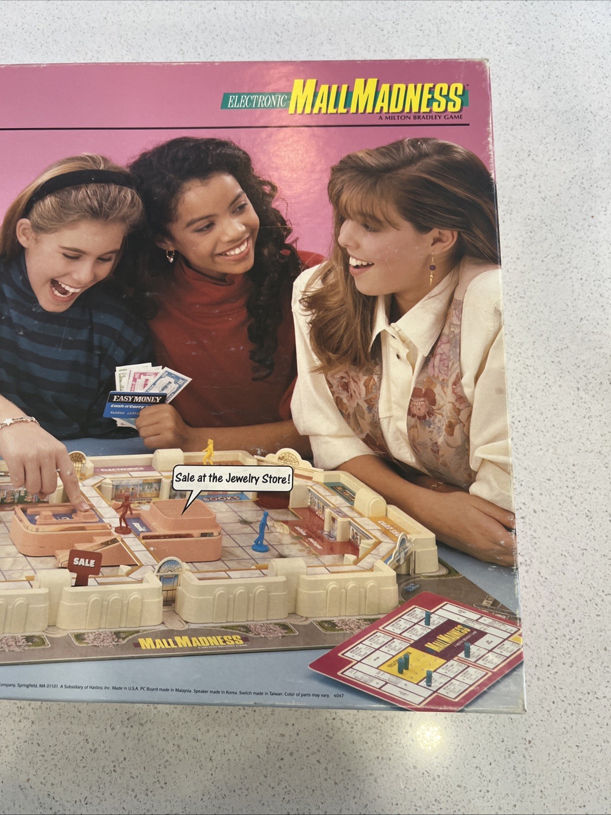 Vintage Milton Bradley 1989 Electronic Mall Madness Shopping Game Tested & Works
