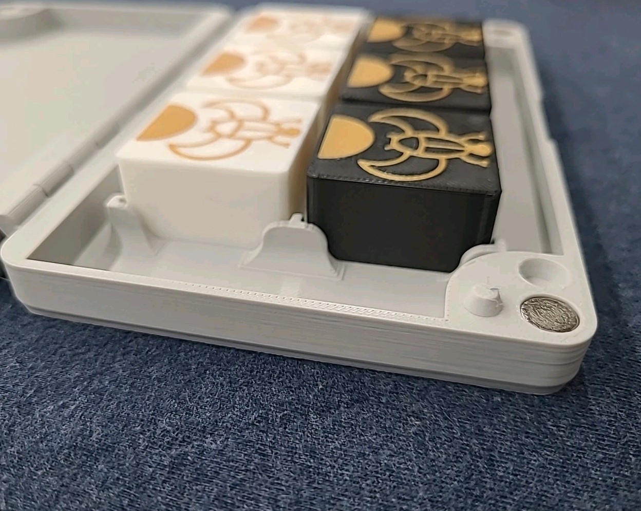 Duat 2 Player Abstract Puzzle Strategy Game – 3d Printed