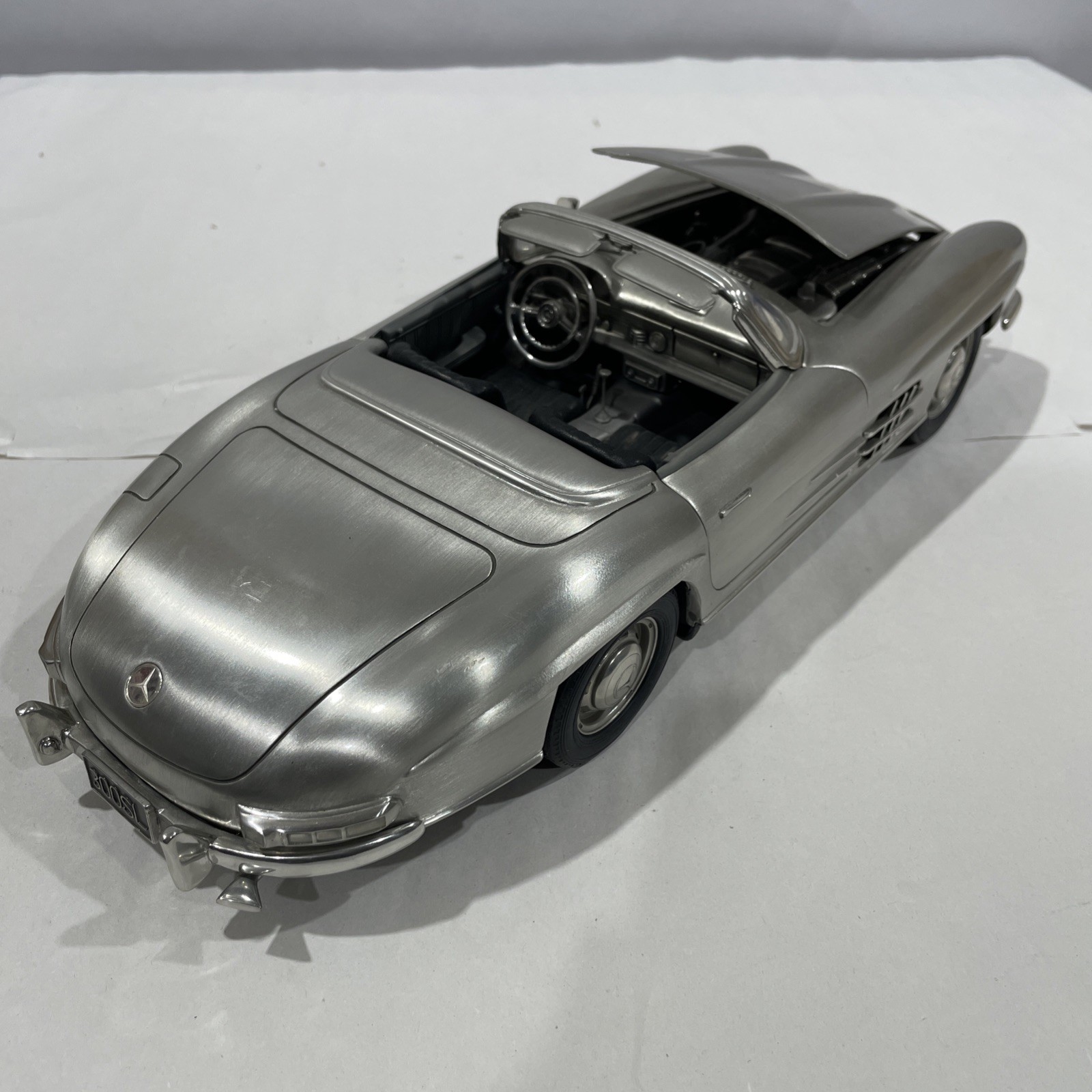 DEFECTIVE MercedesBenz 300SL Car Custom Built SOLID PEWTER METAL 112 See G3D