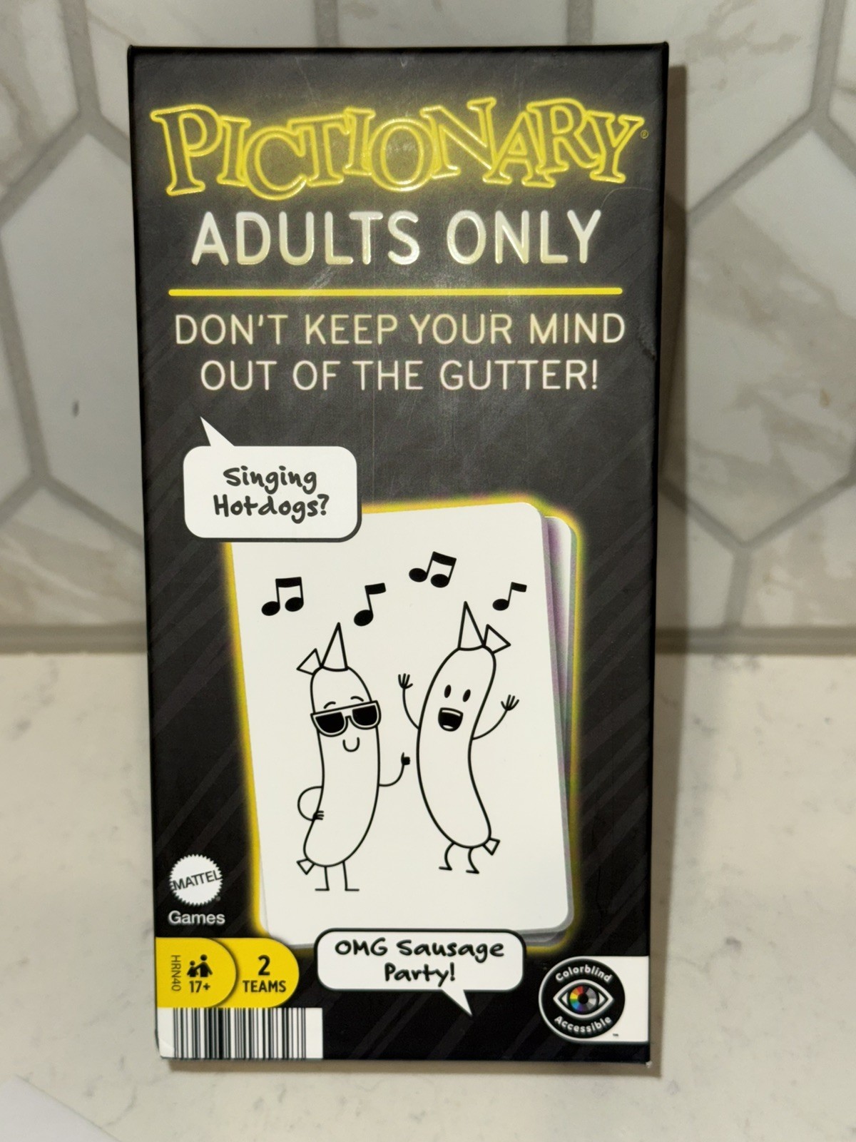 Pictionary Adults Only Don’t Keep Your Mind Out of the Gutter 2 Teams 17+ Player