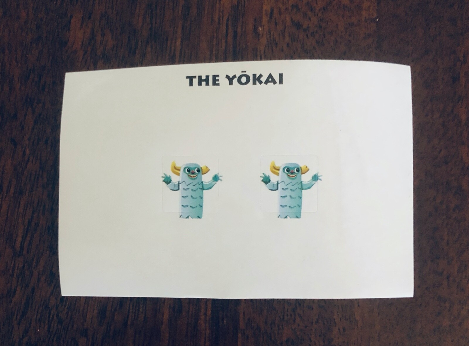Machi Koro Legacy (Yokai Visitor Stickers For Dice) Replacement Game Pieces