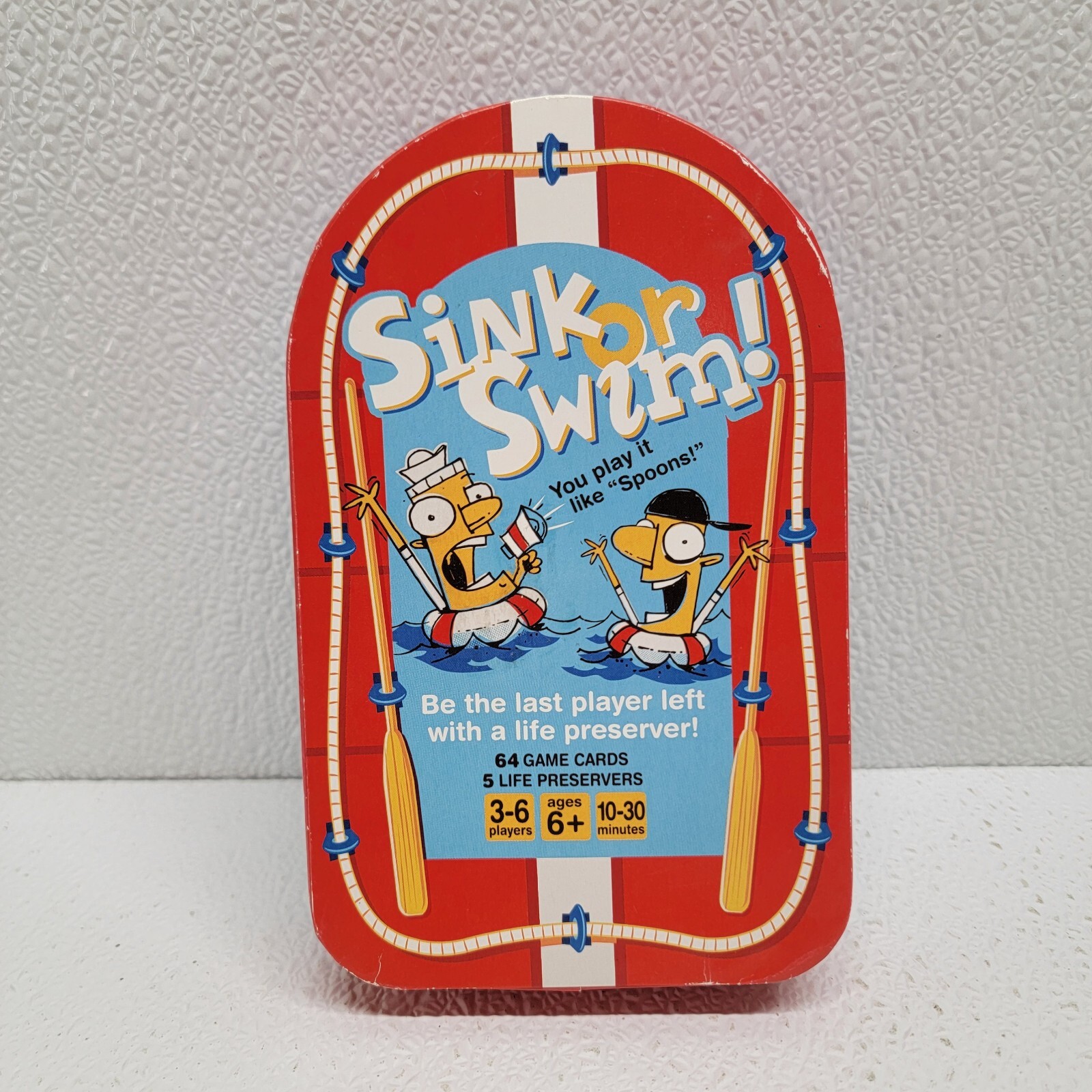 Hallmark Sink Or Swim Game 3-6 Players Ages 6+ Play It Like Spoons