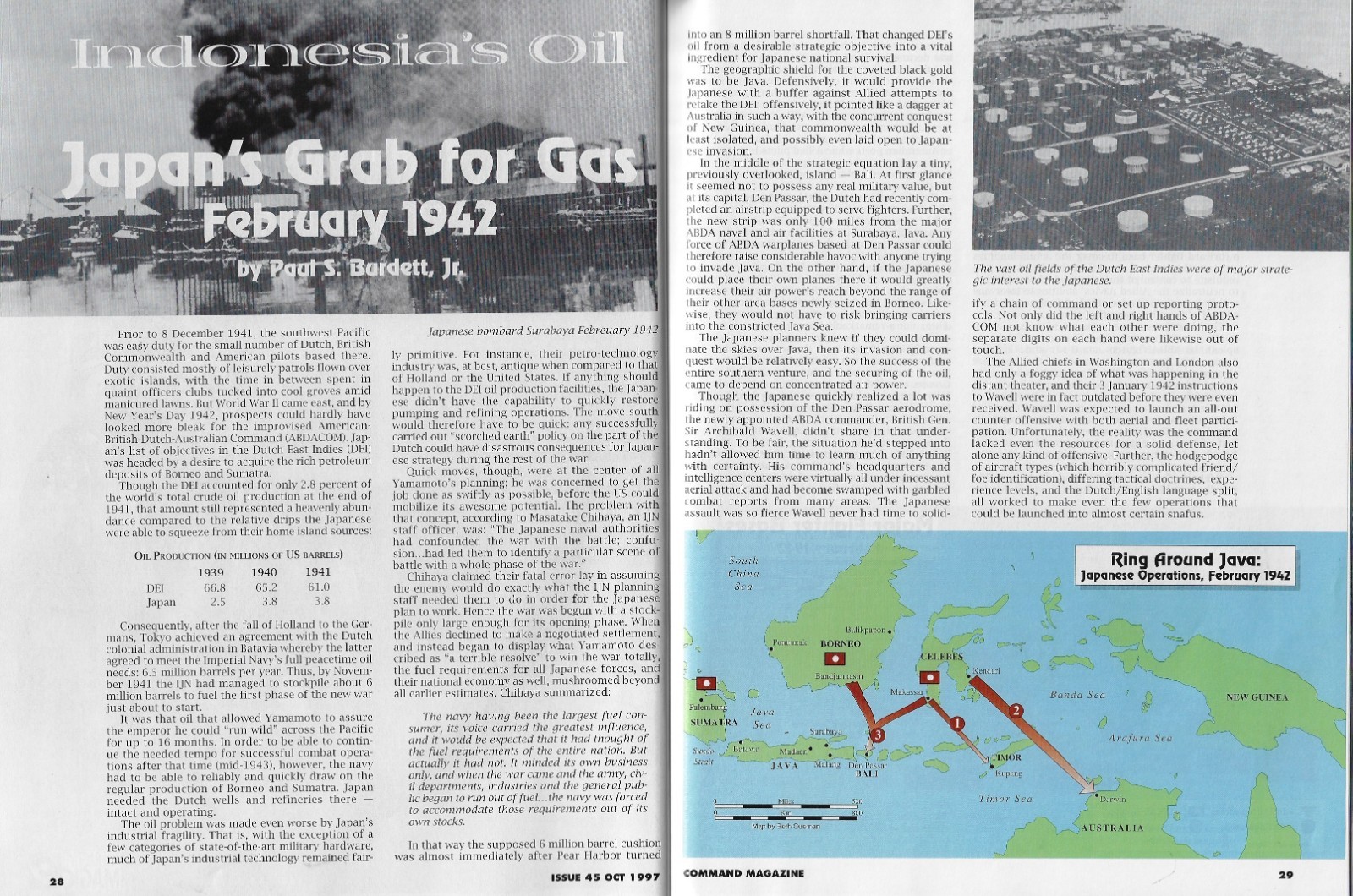 Command Magazine #45 2 Games; Operation Sea Lion & Yarmuk Holy Land 636AD Unpun