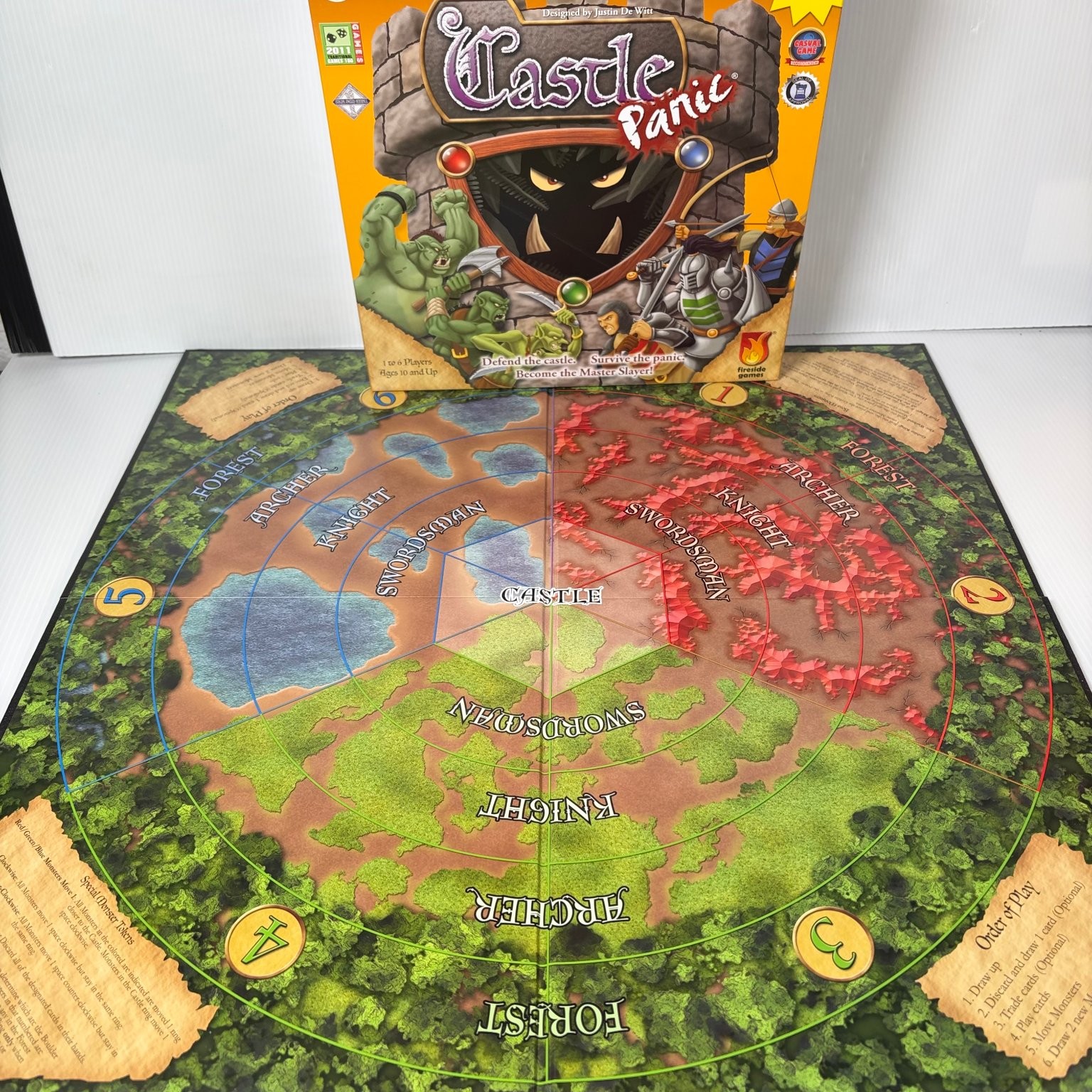 Castle Panic Fireside Games Board Game 1-6 Players 2020 Unplayed Open Box