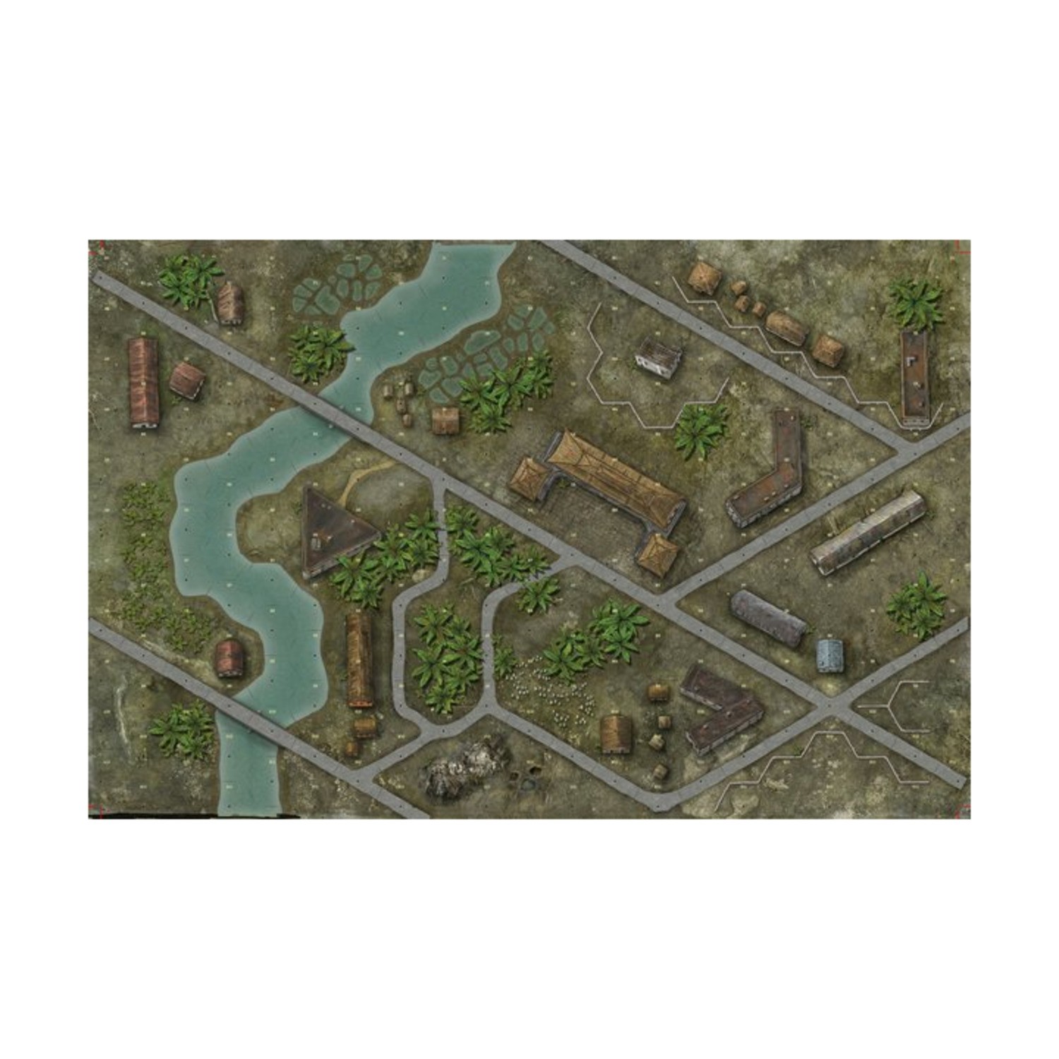 Flying Pig Wargame Hue City Map Expansion Box New
