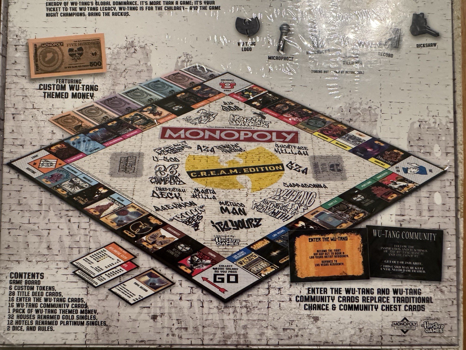 Sealed LIMITED EDITION Wu Tang Clan Official Monopoly Board Game IN HAND
