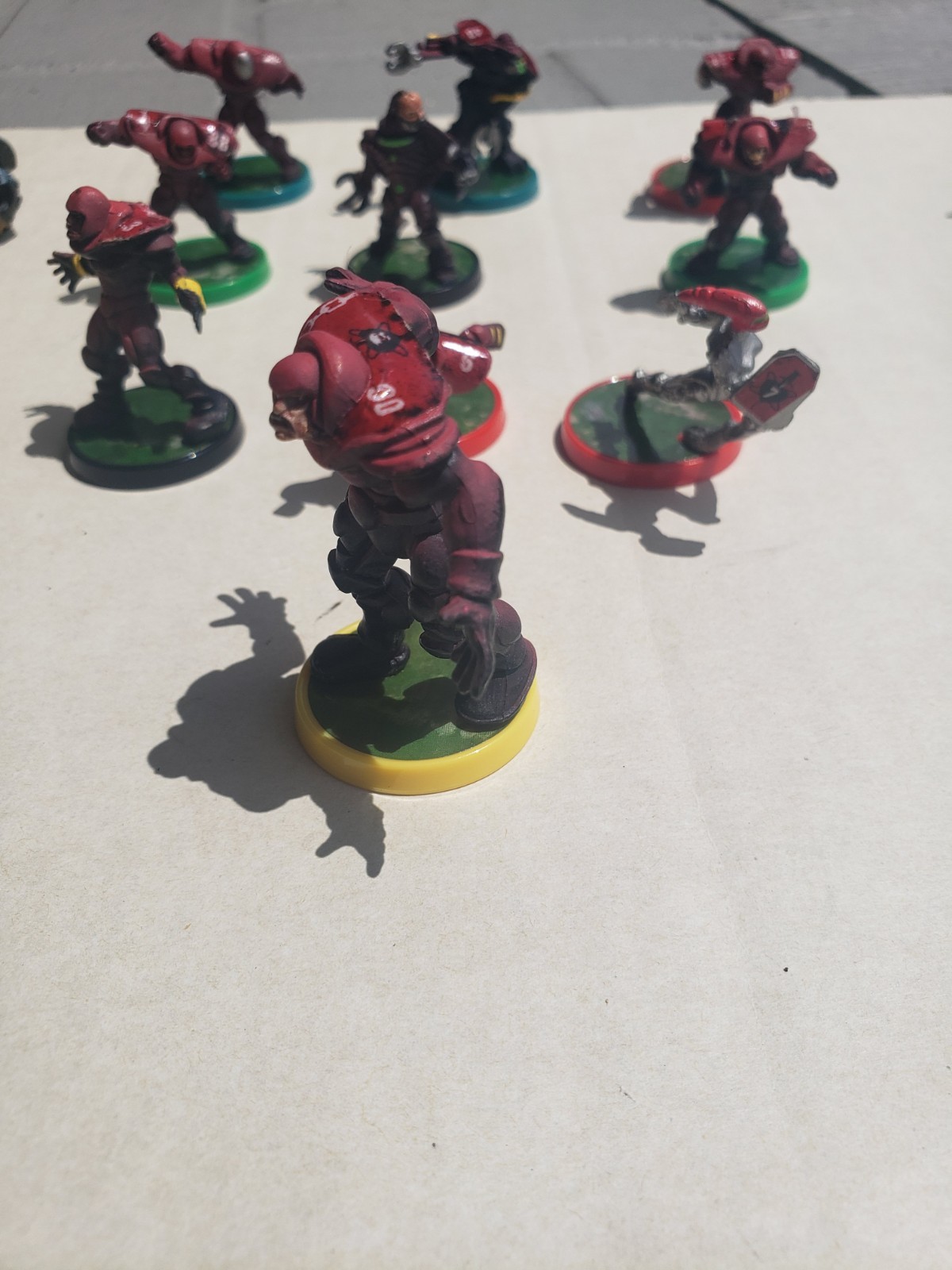 Vintage Battle Ball Future Football Game Replacement Pieces Figures Dice