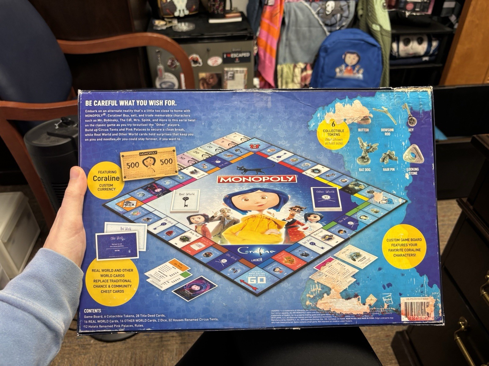 Hasbro Coraline Monopoly Board Game Laika Rare Collectibles 2019 Edition