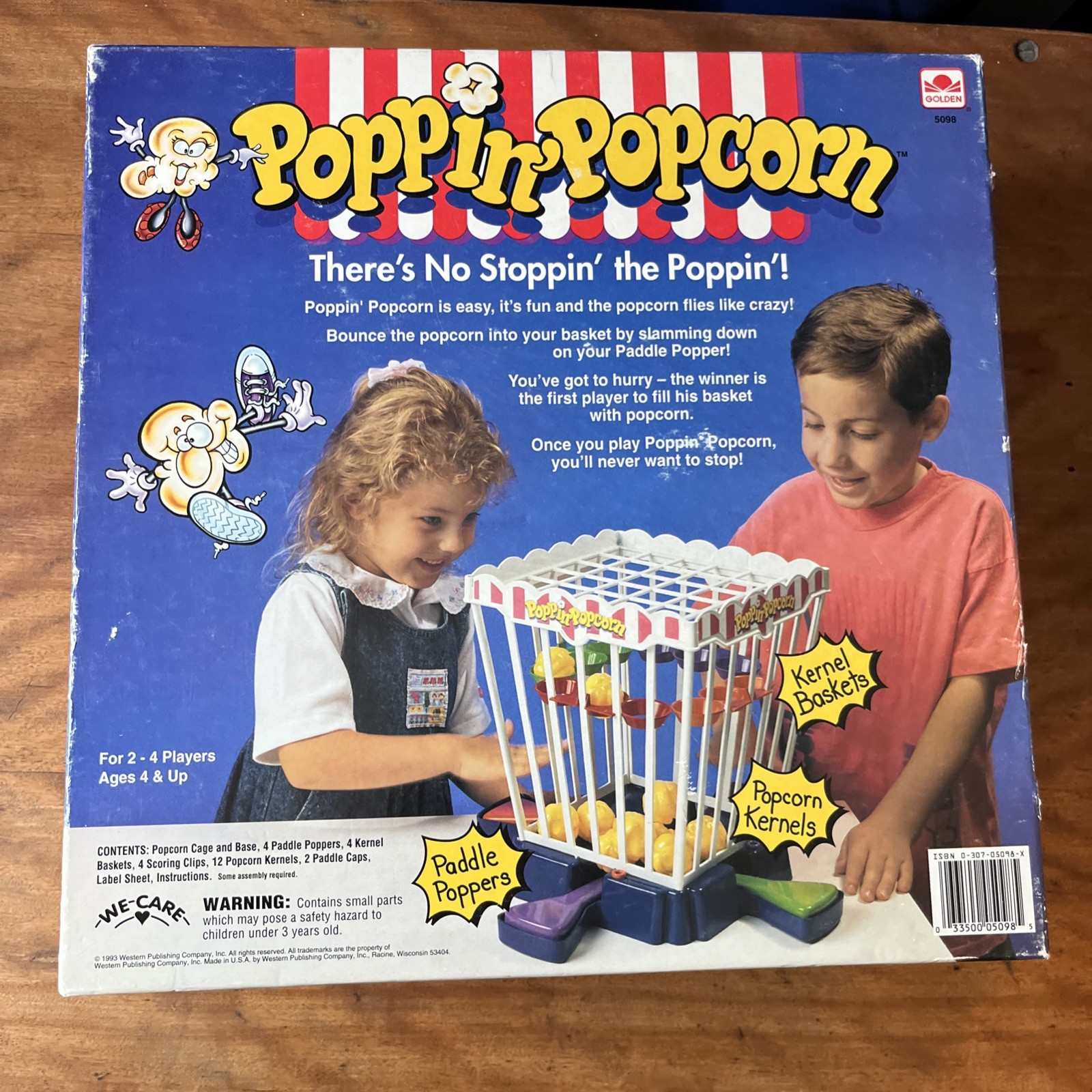 Vintage Golden Age Poppin’ Popcorn Game 1993 RARE. 99% Complete.