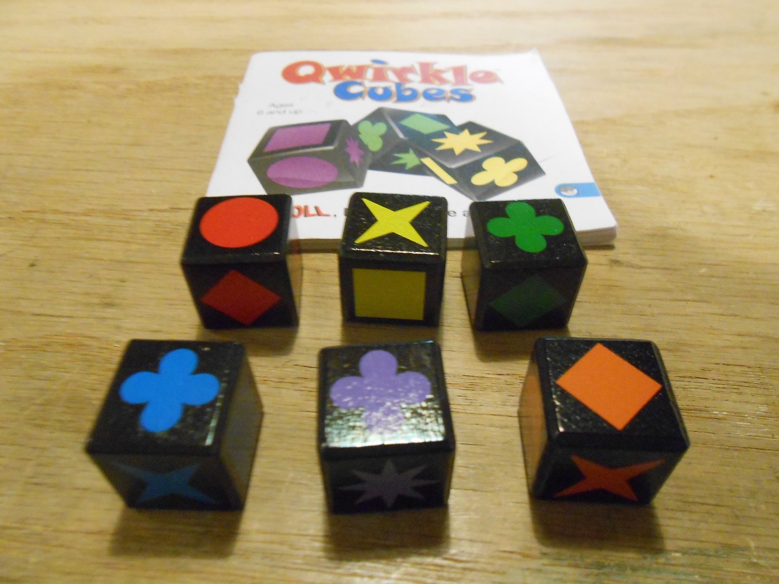 Quirkle/Qwirkle Cubes REPLACEMENT PIECE/CUBE Red Orange Blue Yellow Green Purple