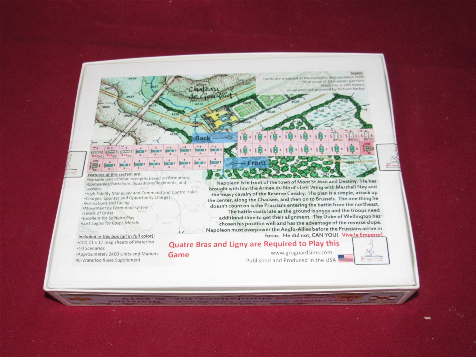 Grognard Simulations Inc: Incredible Courage 100 Days: Waterloo: Sealed