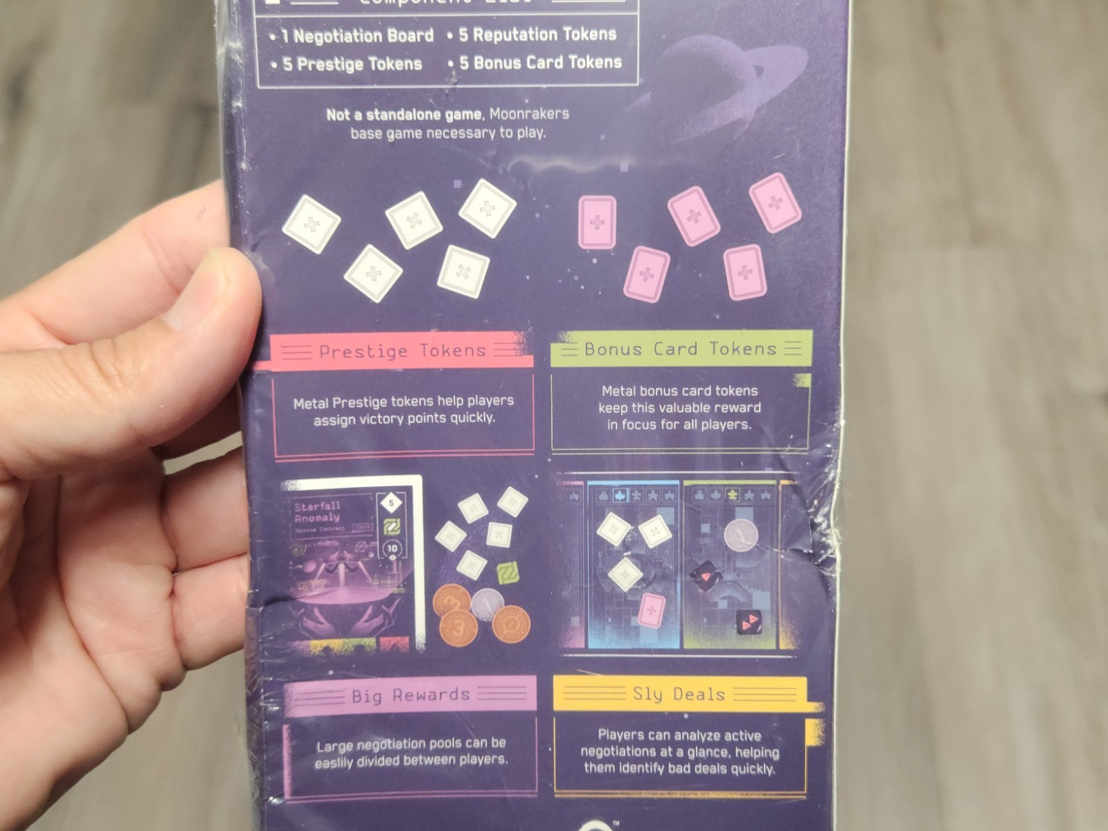 IV Studio Moonrakers Negotiation Board (1 Board and 15 Token Pack)