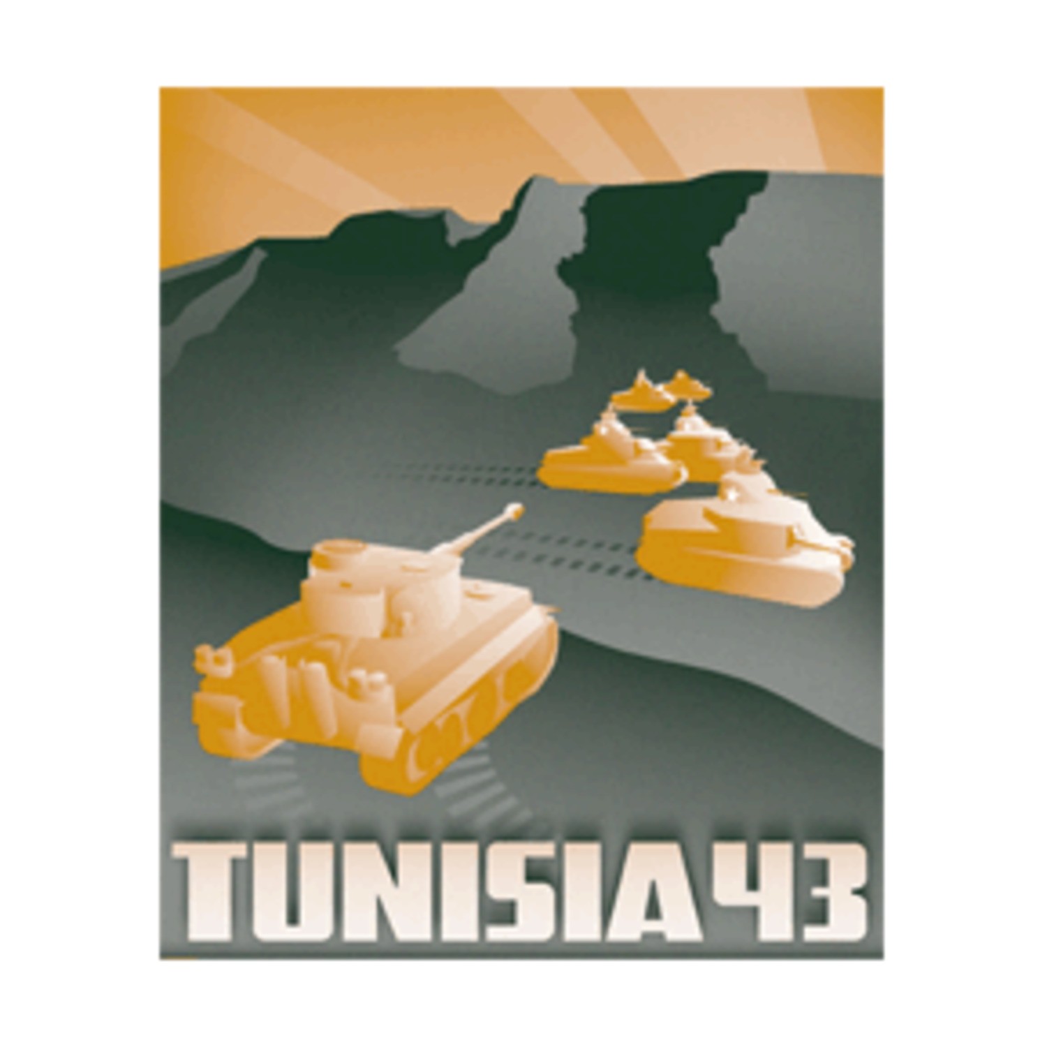 Moments in History MiH War Game Tunisia ’43 Box VG+/NM