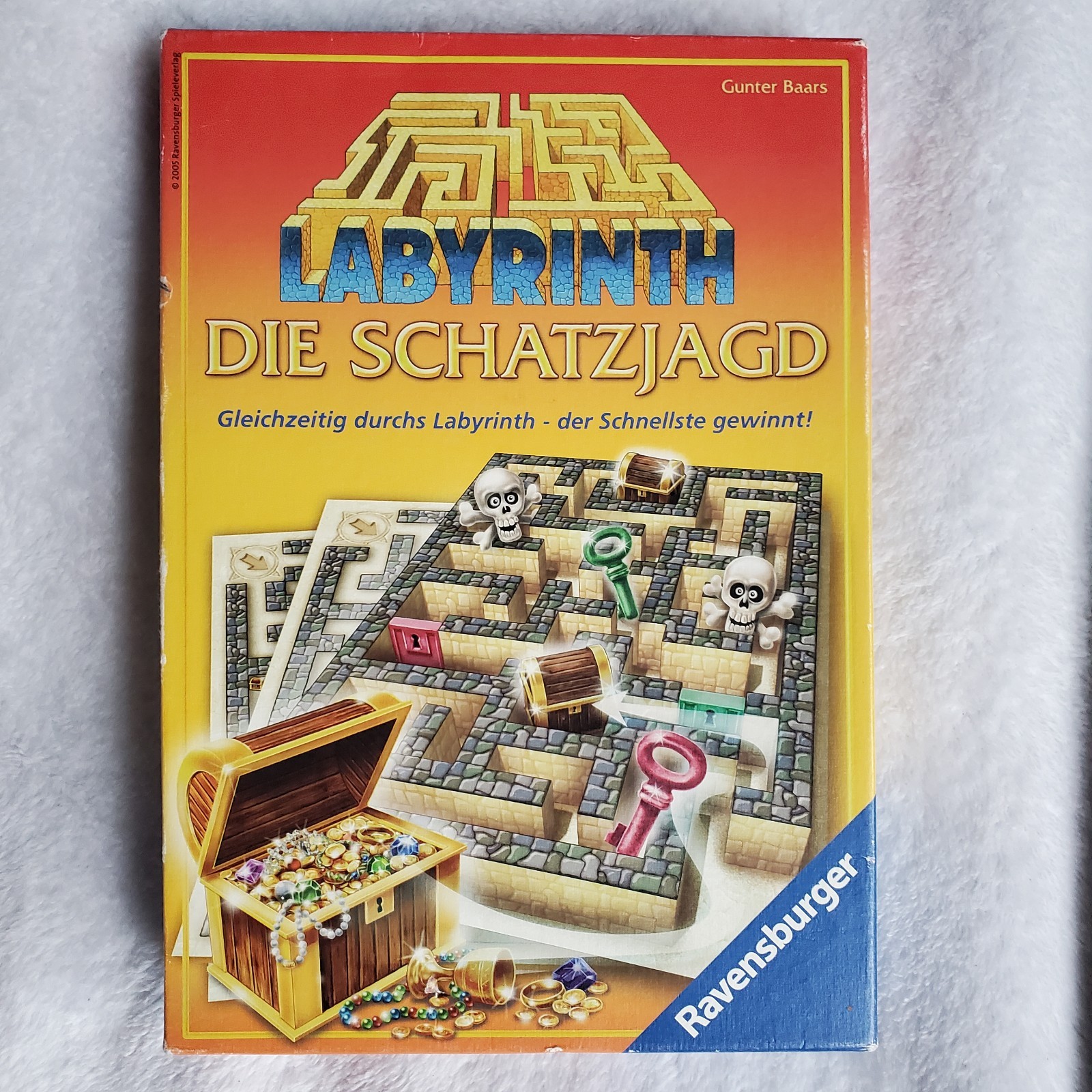 2005 LABYRINTH DIE SCHATZJAGD Gesellschaftsspiel Brettspiel Board Game COMPLETE