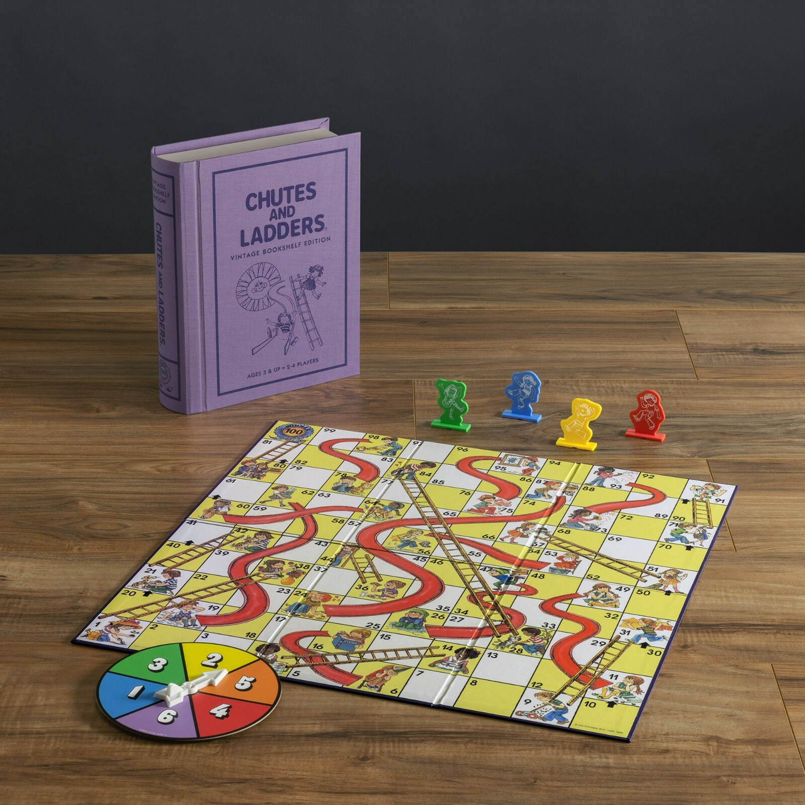 Chutes and Ladders Vintage Bookshelf Edition by WS Game Company Board Game New