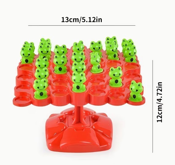 Fun Balance Board Game Frogs. Family Fun, Stocking Stuffer! Random color choice
