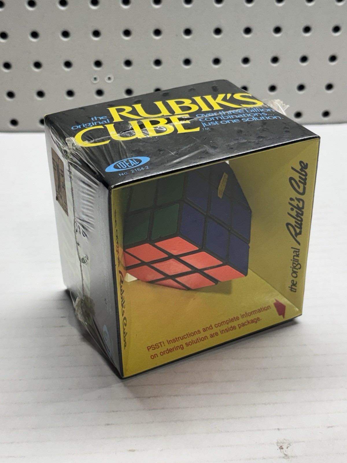 Original Vintage Factory Sealed in box 1980 Ideal Original Rubik’s Cube 2164-2
