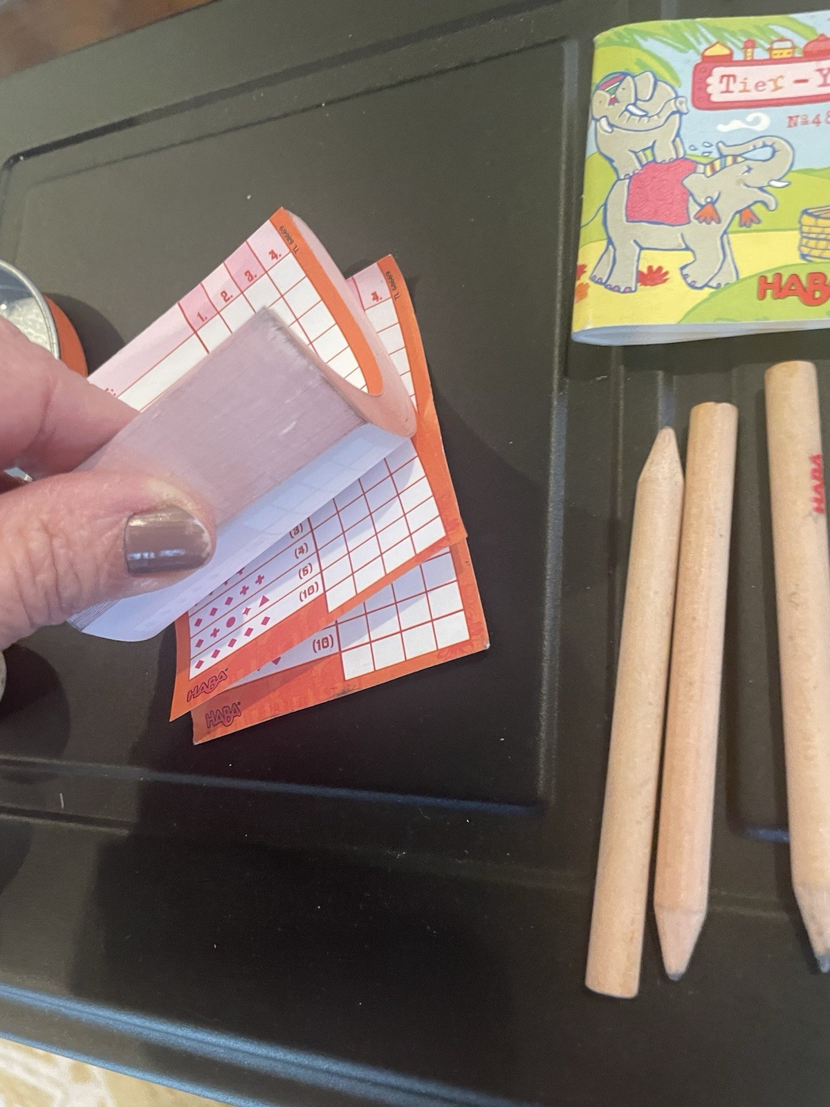 Haba Animal Yahtzee Game In Tin