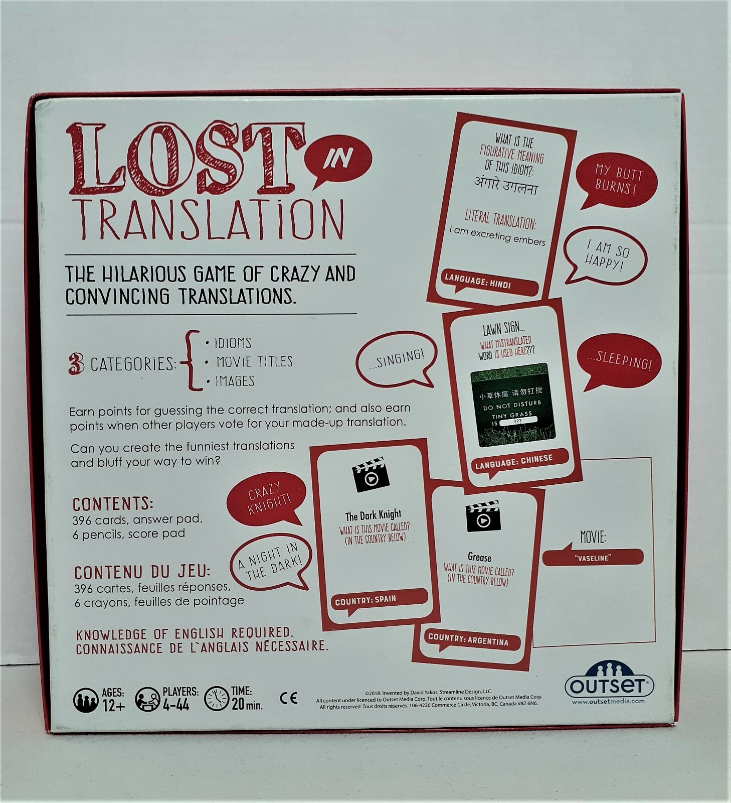 Lost In Translation The Hilarious Game Of Interpretation 2018 Outset NOB 1219