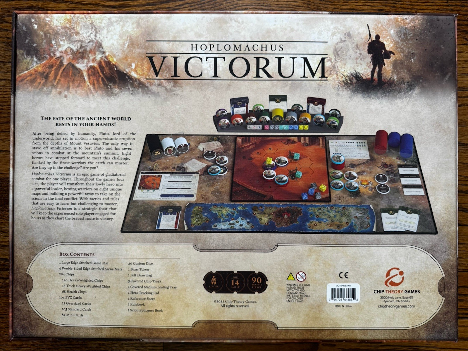Hoplomachus: Victorum Board Game Chip Theory Games Complete Excellent Condition