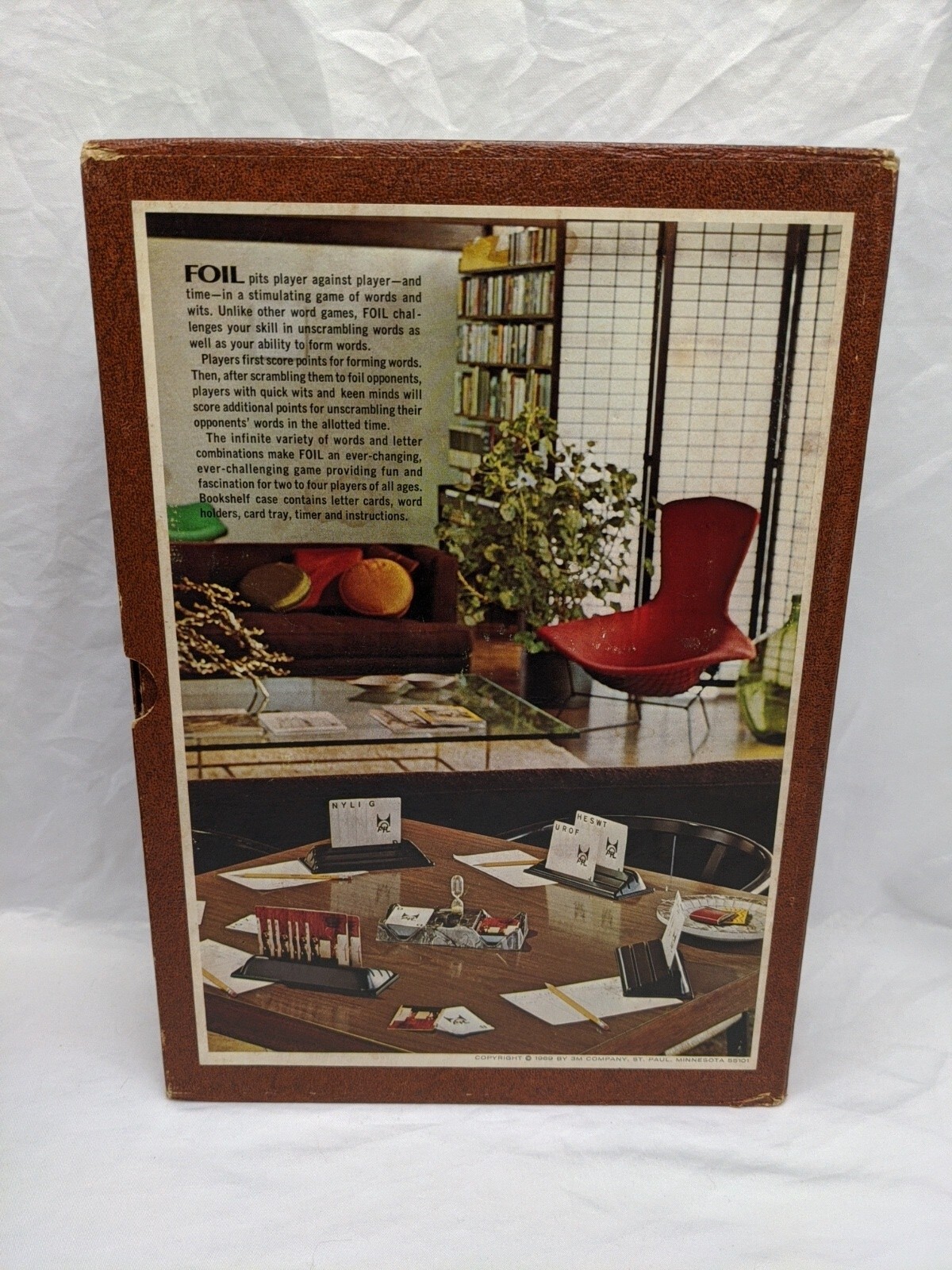 Foil Challenging Game Of Words And Wits 3M Bookshelf Games Board Game Complete