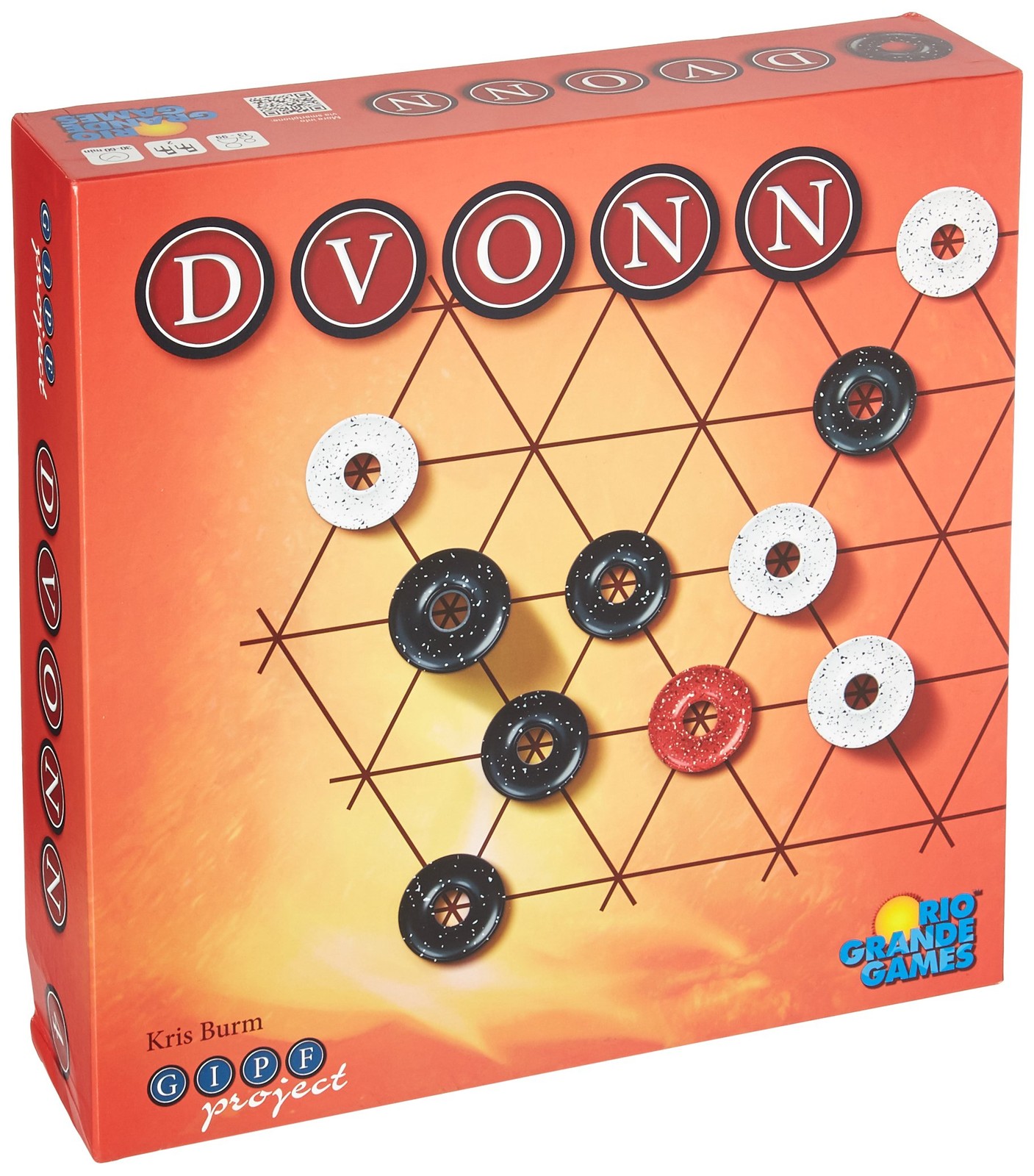 Dvonn Abstract Strategy 2 Player Stacking Board Game