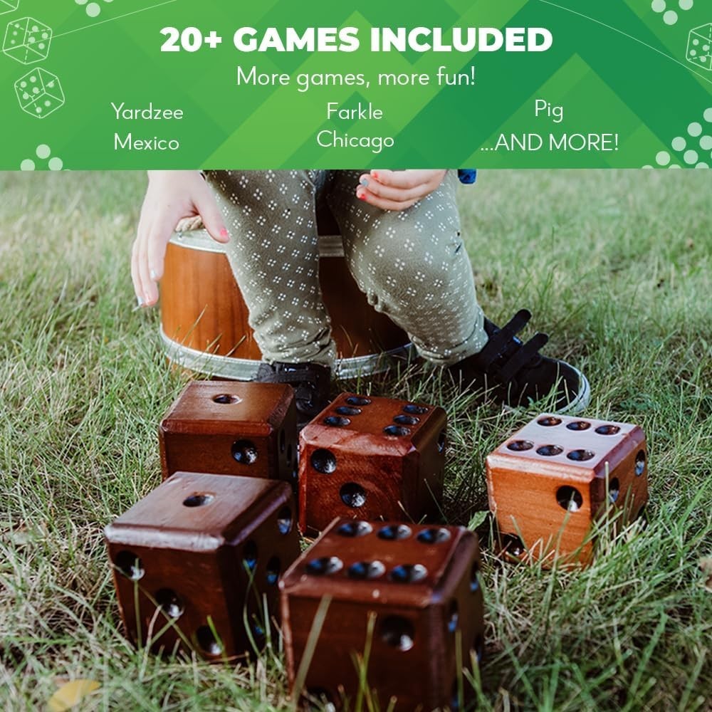 All-in-One Yardzee & Farkle Dice Game Set