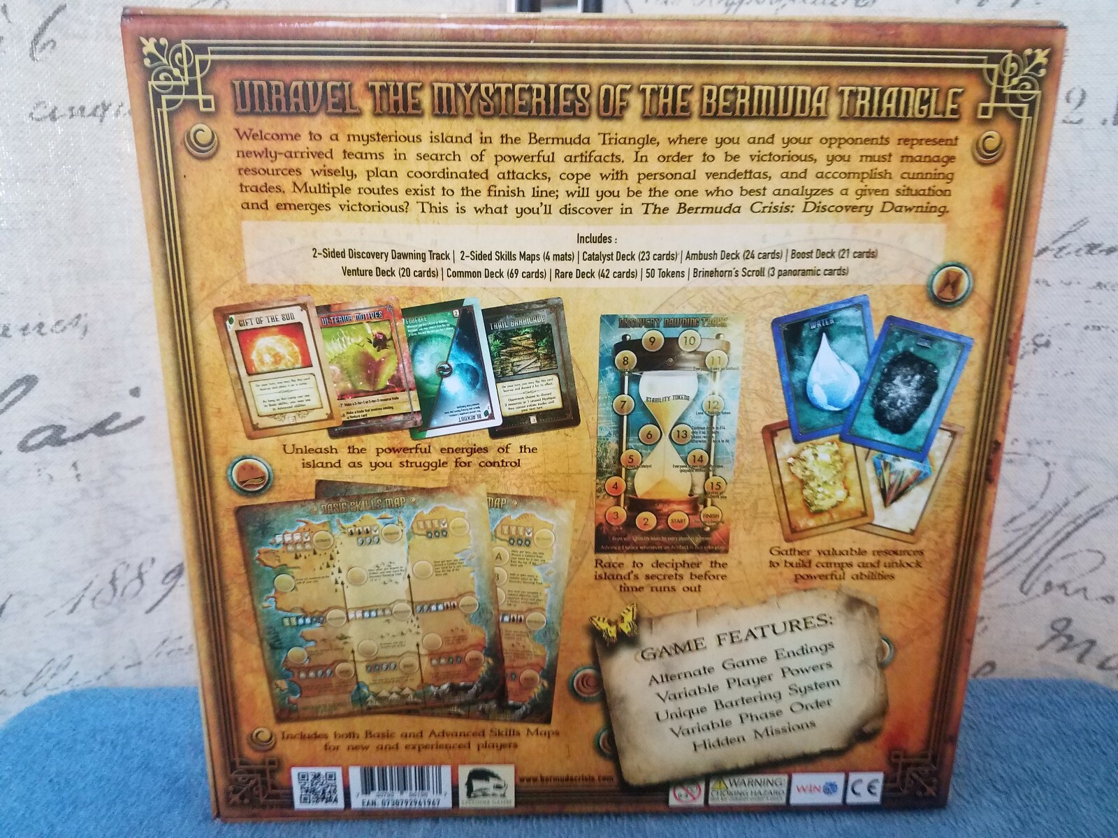 The Bermuda Crisis Discovery Dawning Lysander Games Boardgame COMPLETE