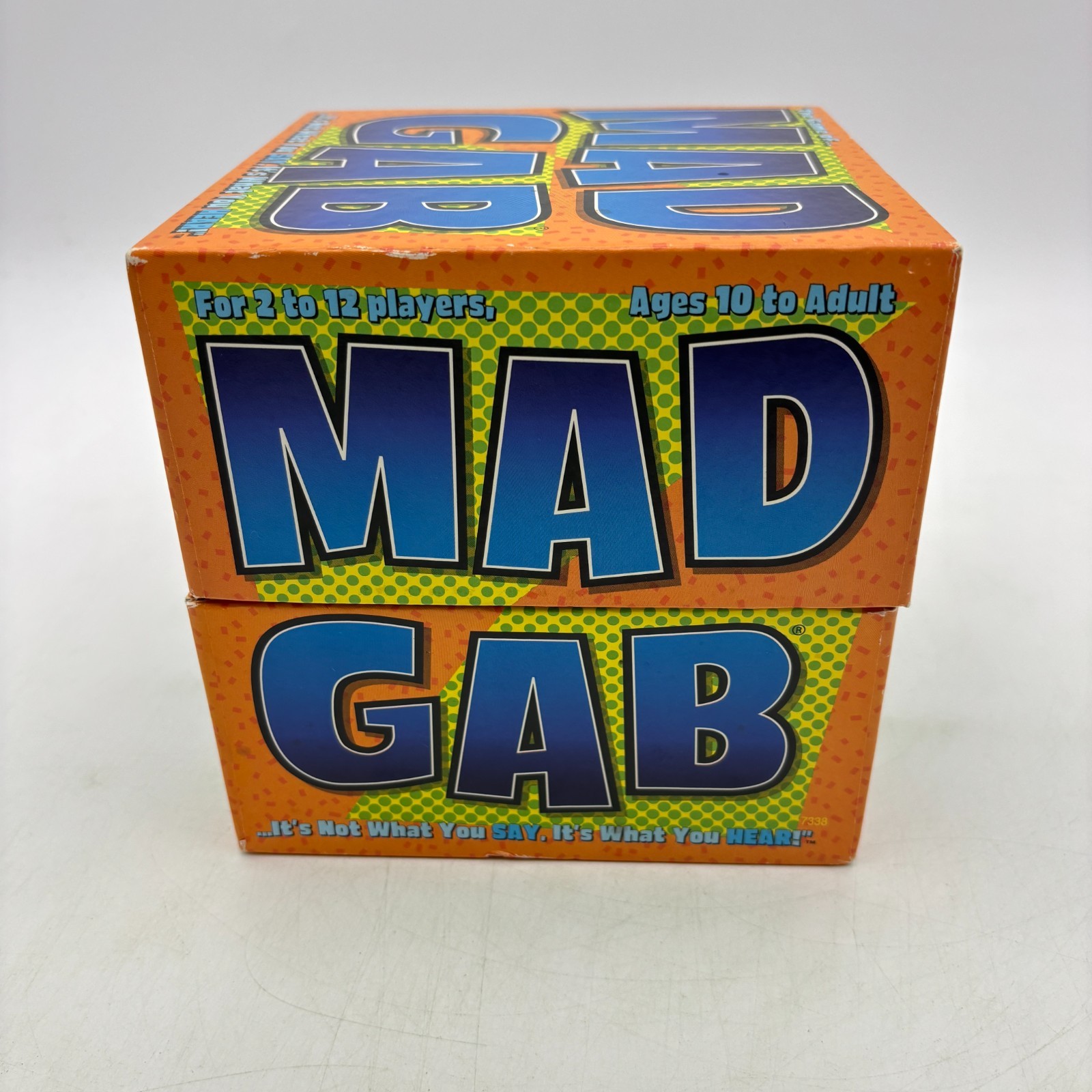 VINTAGE Mad Gab Game COMPLETE Patch Products 1995 Party Game Words Humor