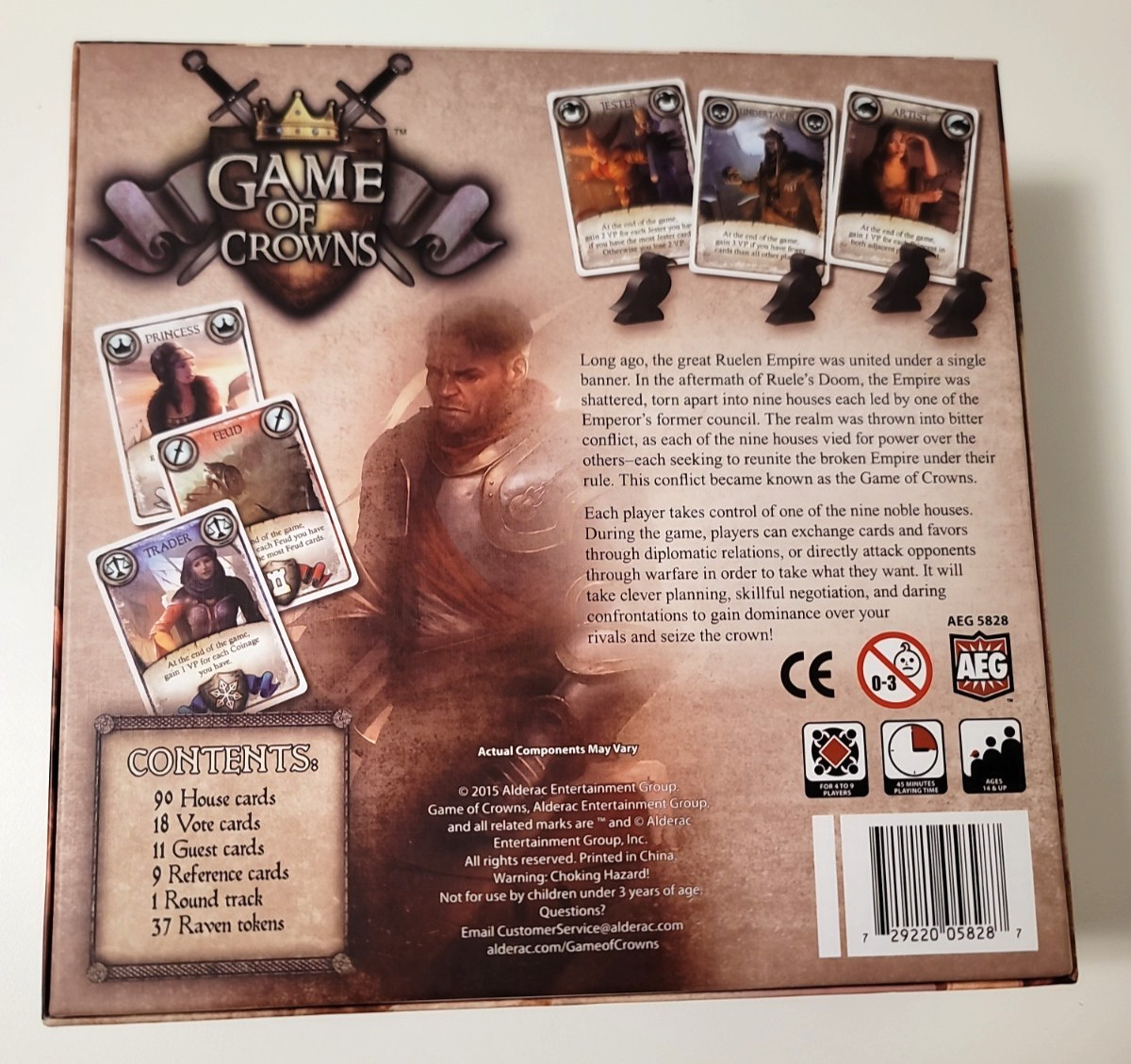 Game Of Crowns 2015, Alderac Entertainment Group, Pre-Owned