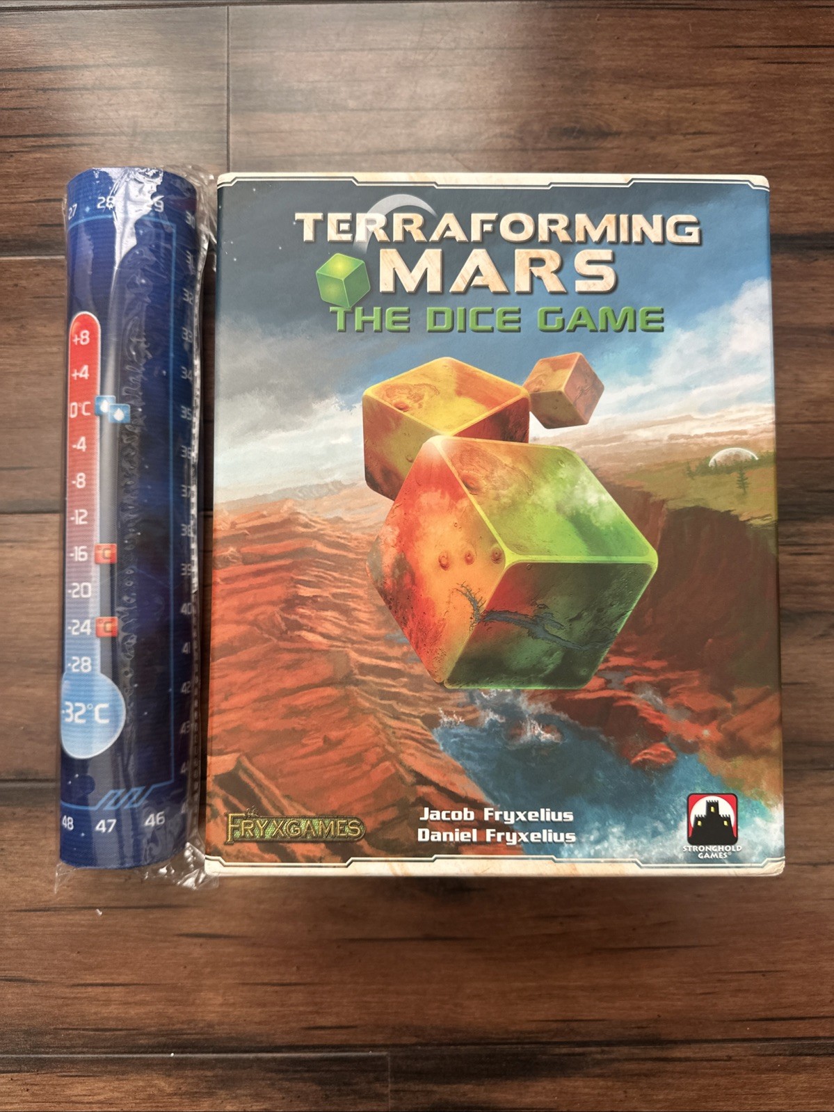 Terraforming Mars Dice Game w/ Missions Exp, Playmat, Sleeved Cards