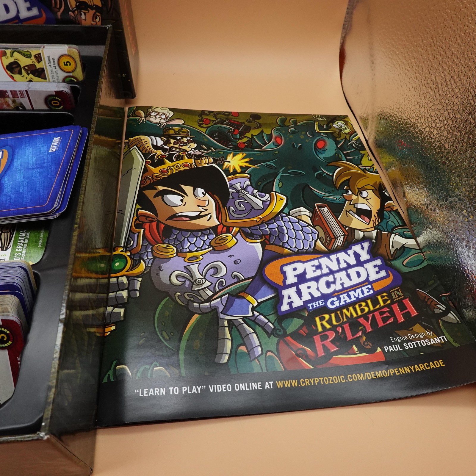 Cryptozoic Entertainment Penny Arcade Rumble In R’lyeh Deckbuilder Board Game