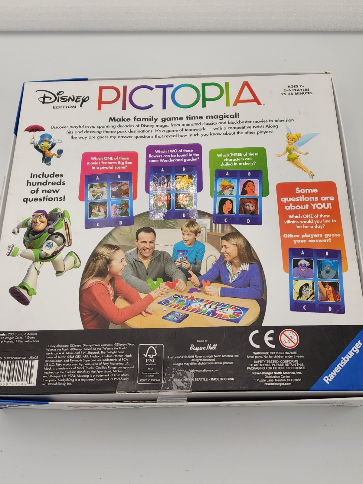 PICTOPIA The Ultimate Picture Board Game DISNEY – 100% Complete Ravensburger
