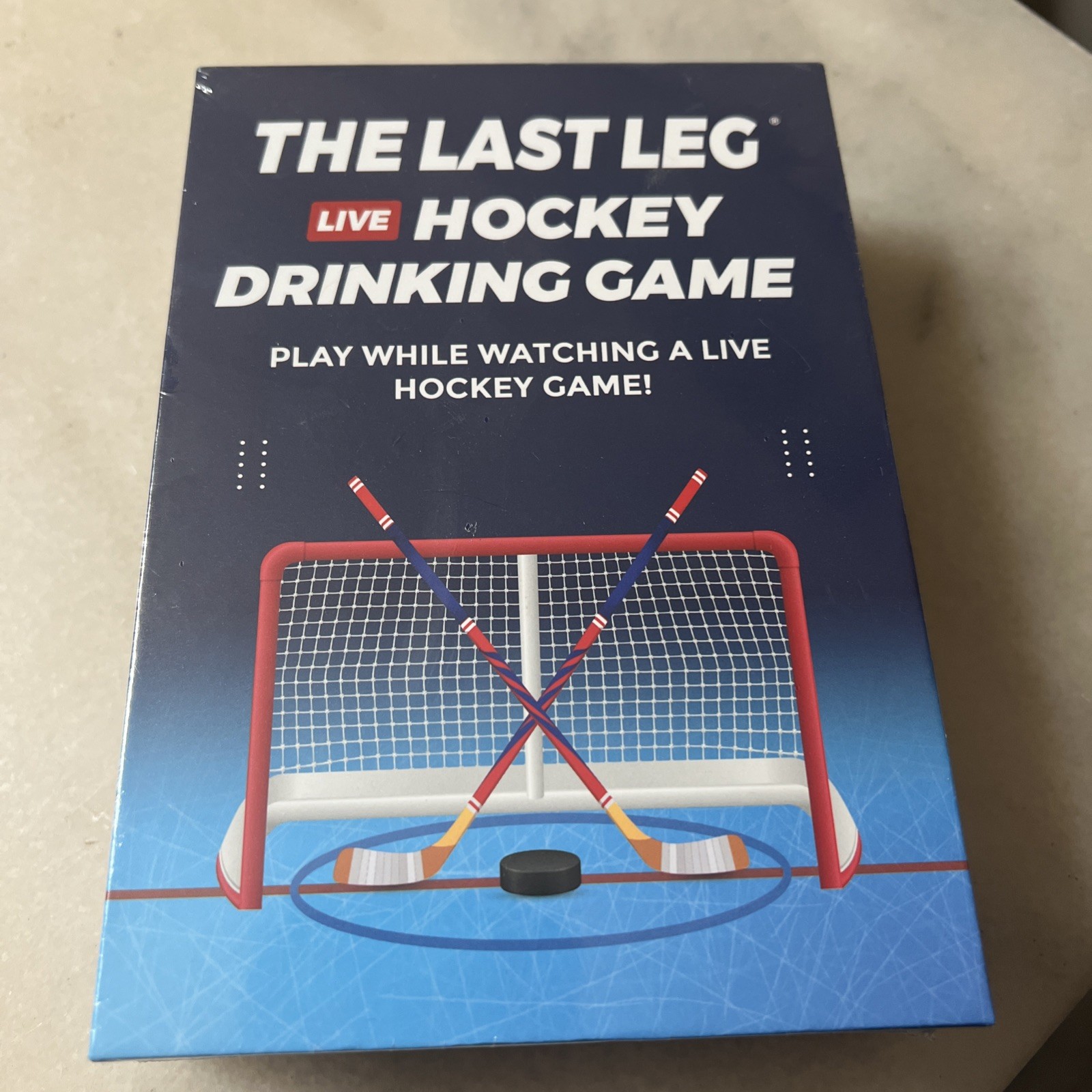 Last Leg Hockey Drinking Card Game SEALED, Alcohol/Non Alcohol: Any team!