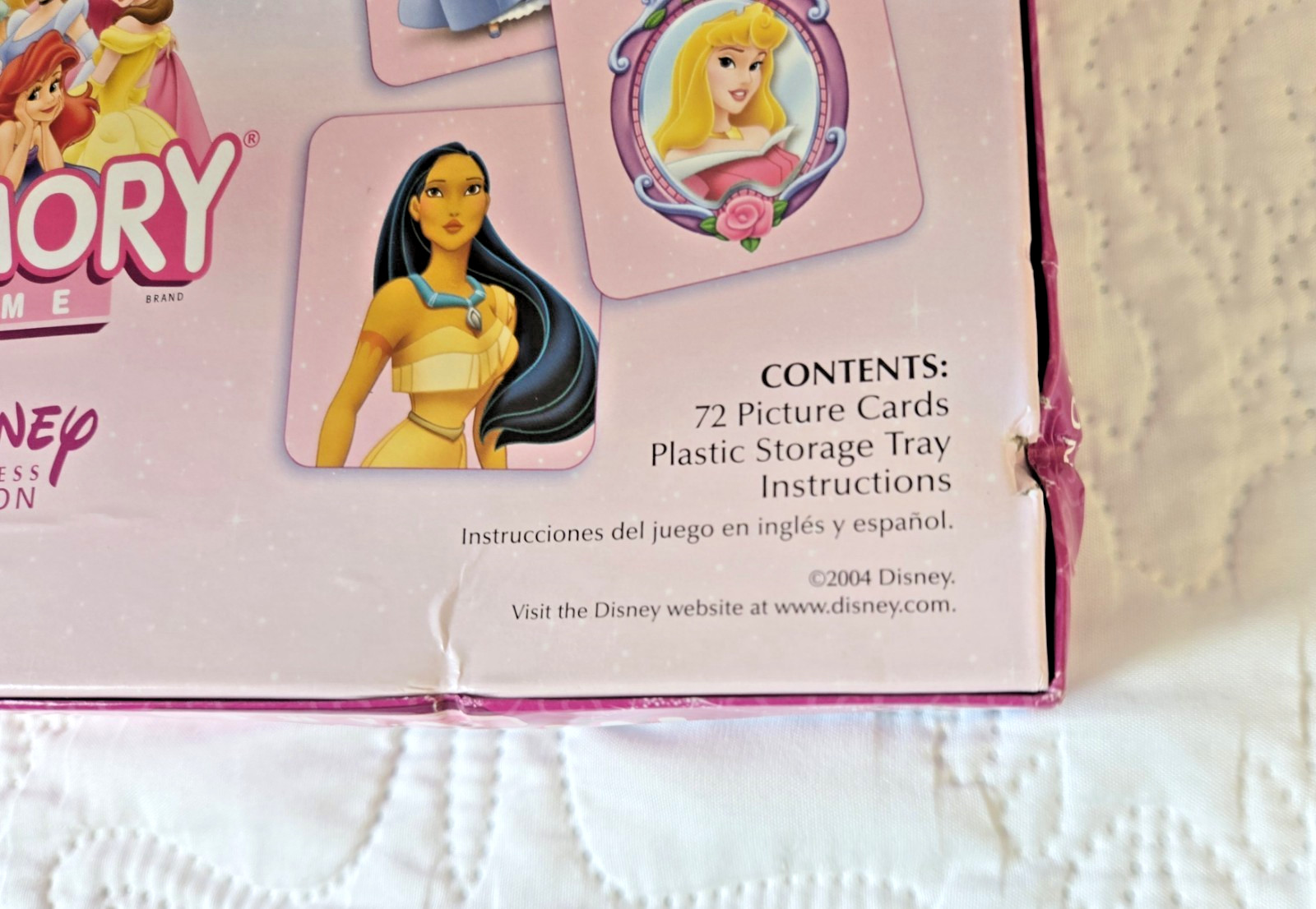 Milton Bradley Disney Princess Edition Memory Game