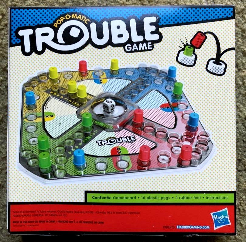 Hasbro Trouble Board Game – A5064 New In Box