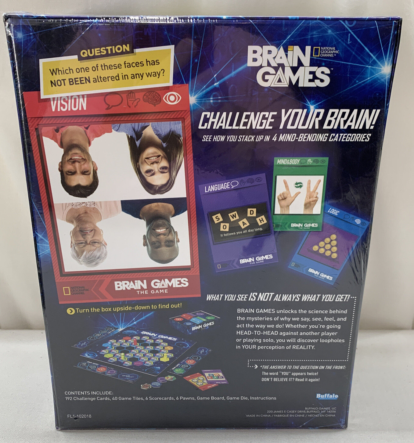 National Geographic Brain Games (2015) | Cognitive Science & Illusions New Adult