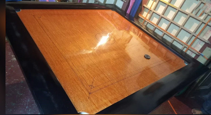 35 inch Cut Pocket Carrom board waterproof Wooden & Play Professional full Size