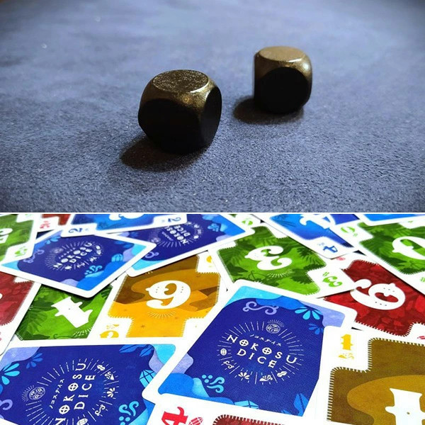 Nokosu Dice Engames Board Game Card Trick Taking Japan（ English Manual）