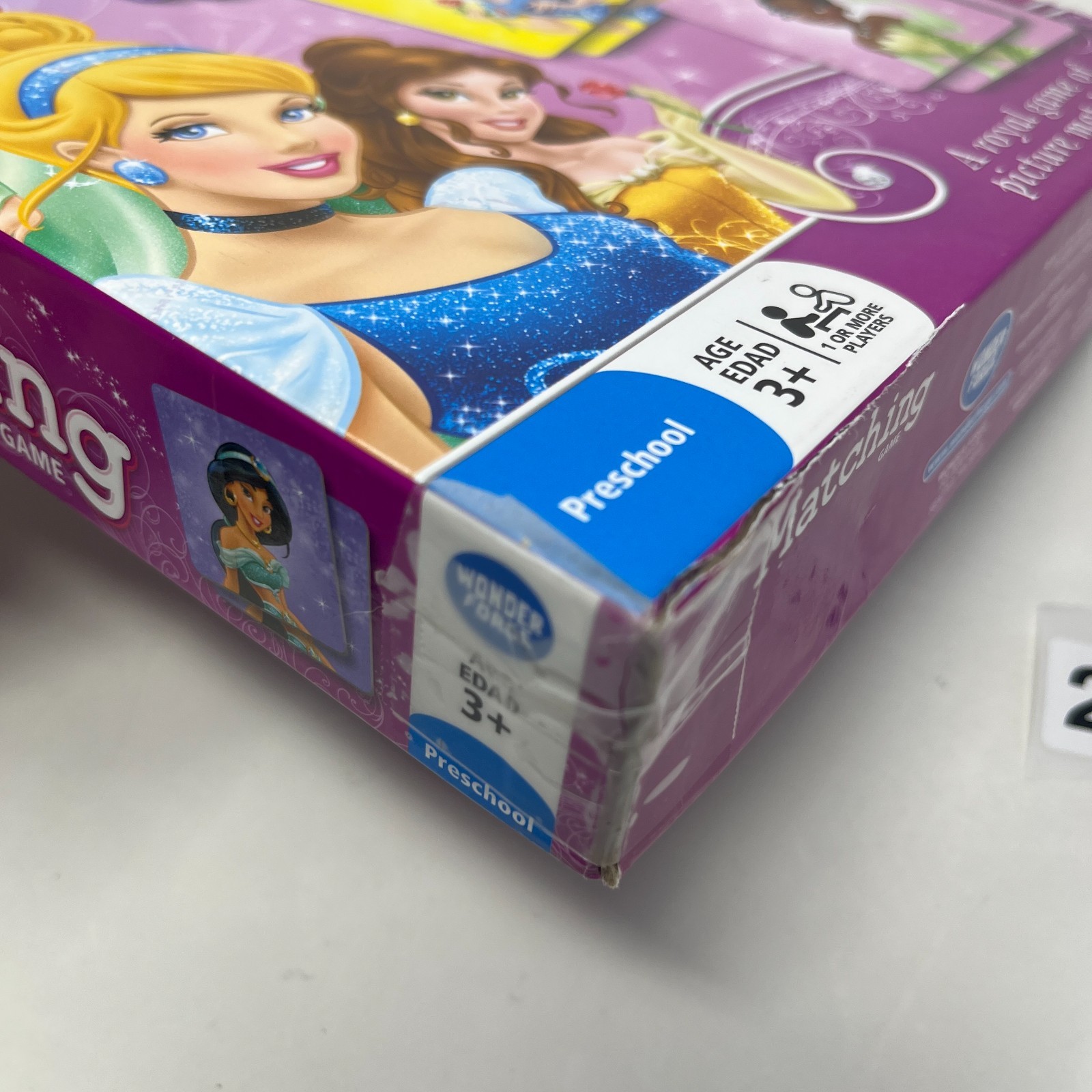 Disney Princess Edition Matching Game – Wonder Forge 2014 COMPLETE .