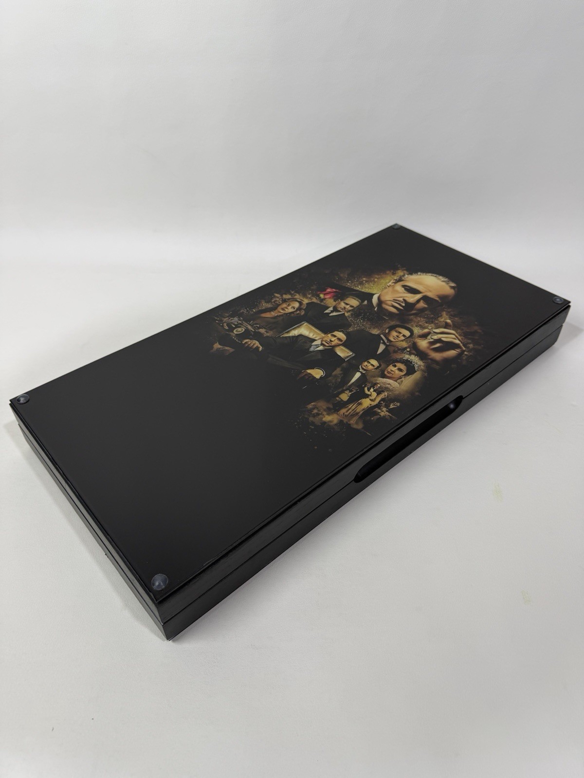 The Godfather Backgammon Board – Handmade Ash Wood & Glass Set, Luxury Gift
