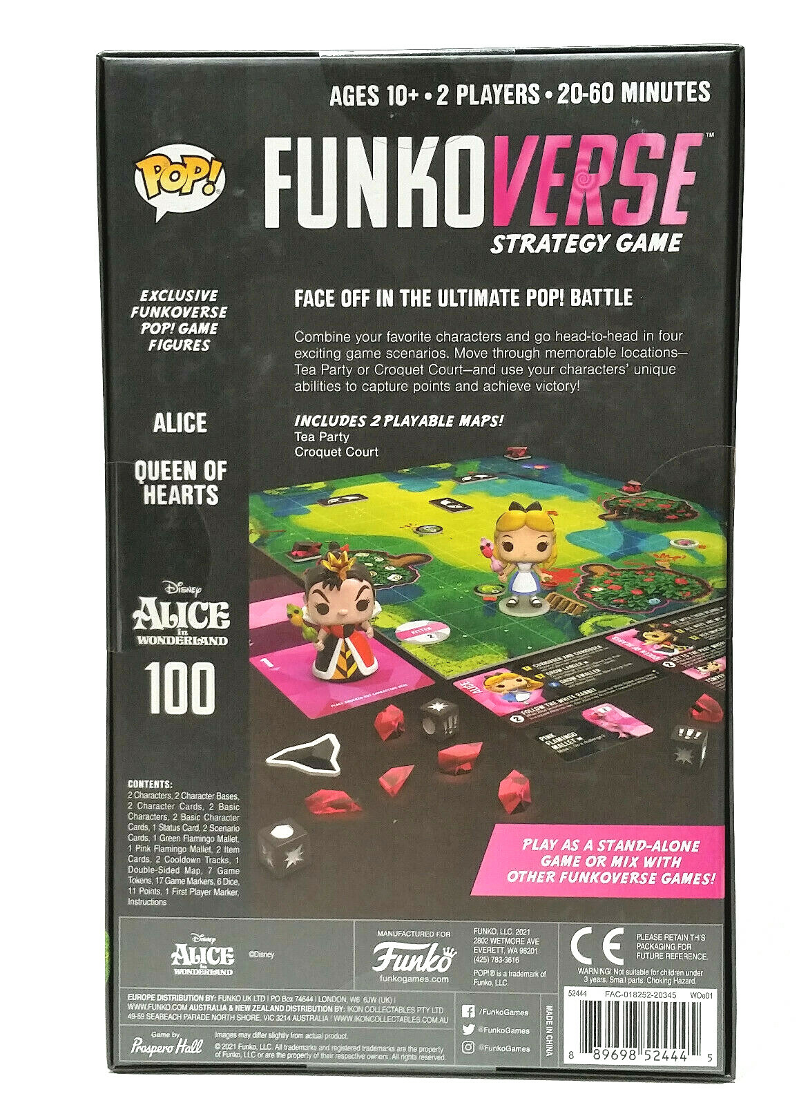 NEW Funkoverse Strategy Game 2021 Alice In Wonderland Disney Funko Games