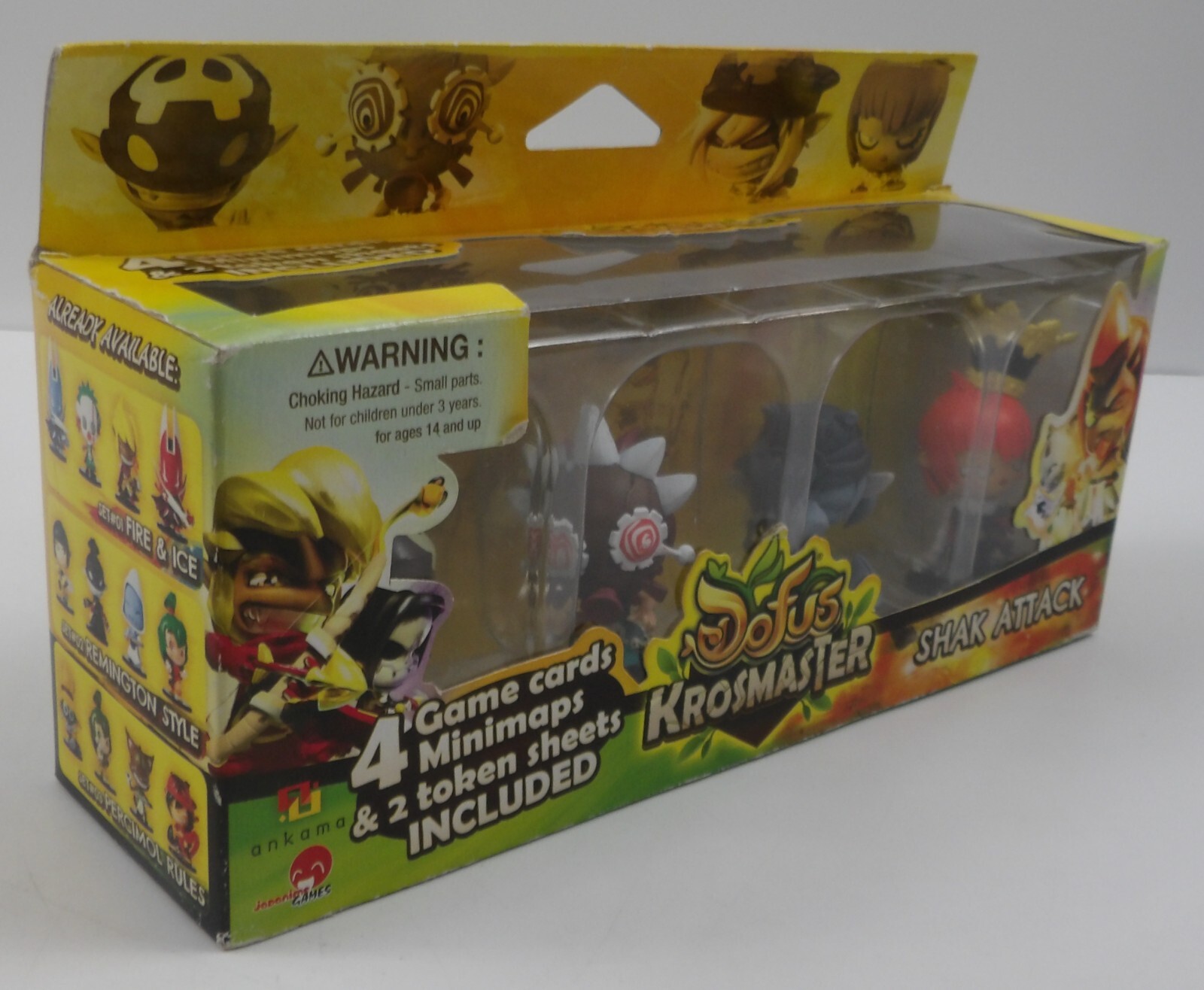 Dofus Krosmaster Set #08 Shak Attack COMPLETE IN BOX 4x miniatures