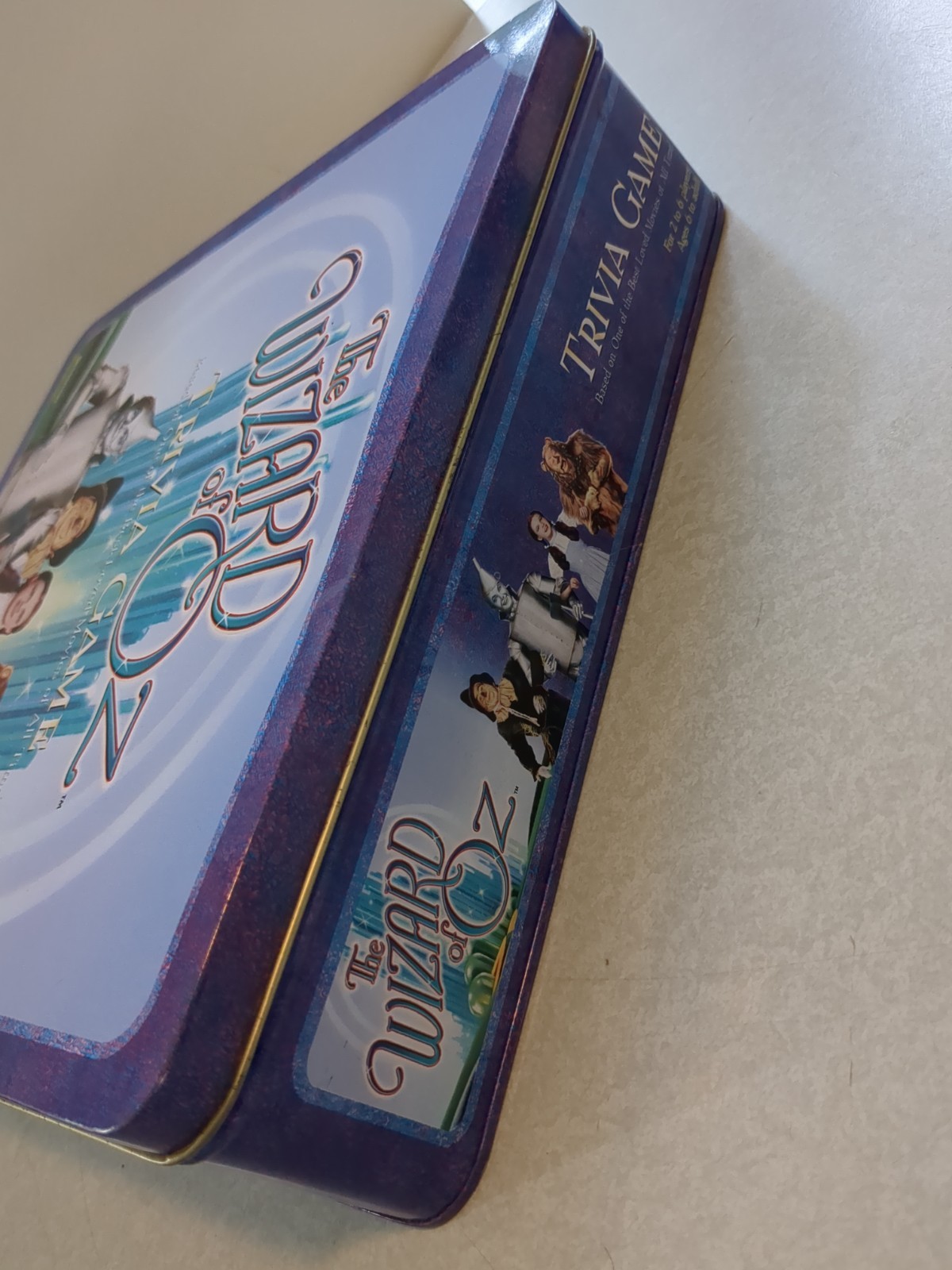 Wizard of Oz Trivia Game Complete Pressman 1999 Tin