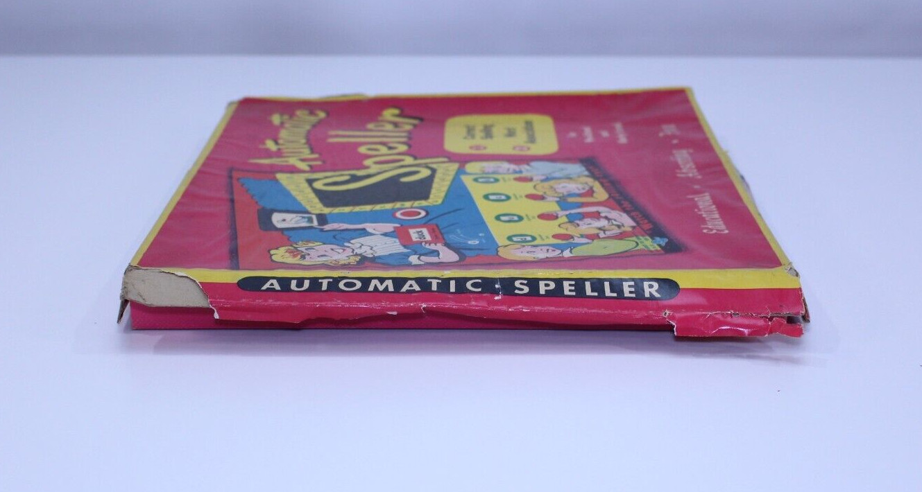 VTG 1950’s Automatic Speller Game Educational Fun Pre-K Kindergarten Complete