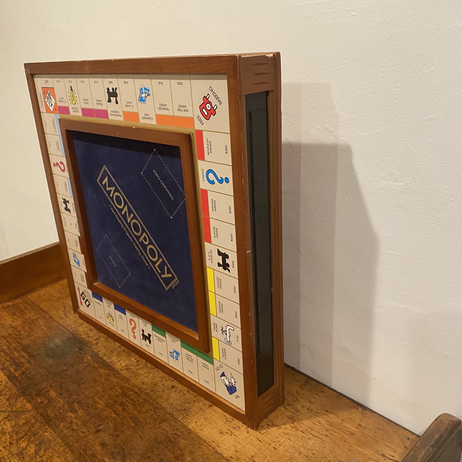 Monopoly Luxury Edition Wooden Board Game Winning Solutions DAMAGED