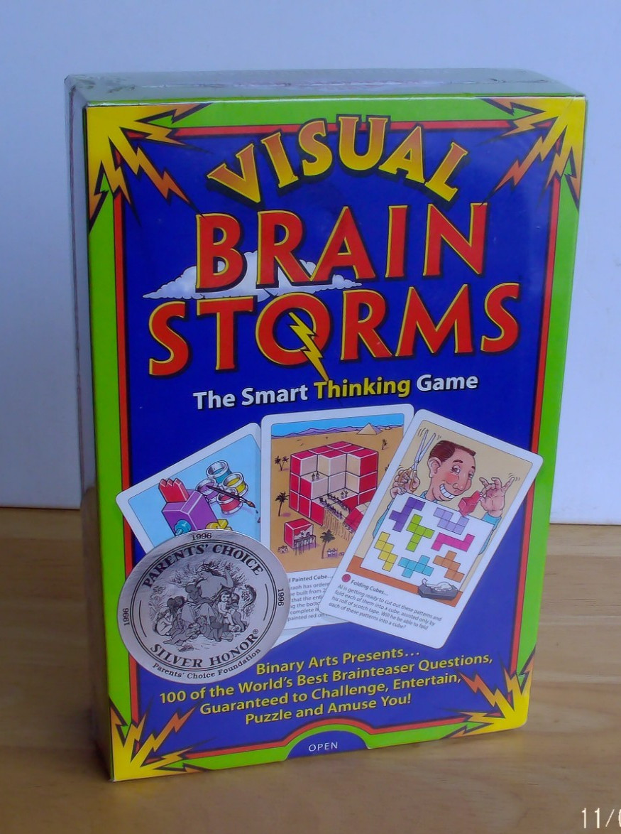 Visual Brain Storms The Smart Thinking Game by Binary Arts #6550 Ages 11 and Up