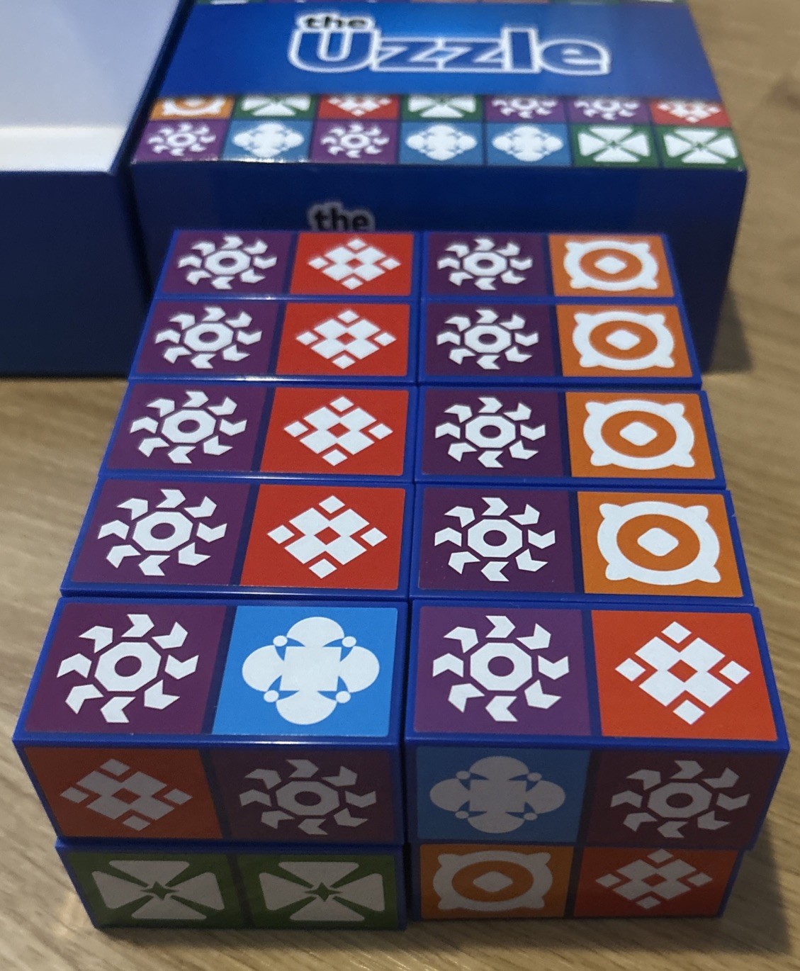 **NEW OPEN BOX**THE UZZLE Family Block Puzzle Game For Age 4 To Adults