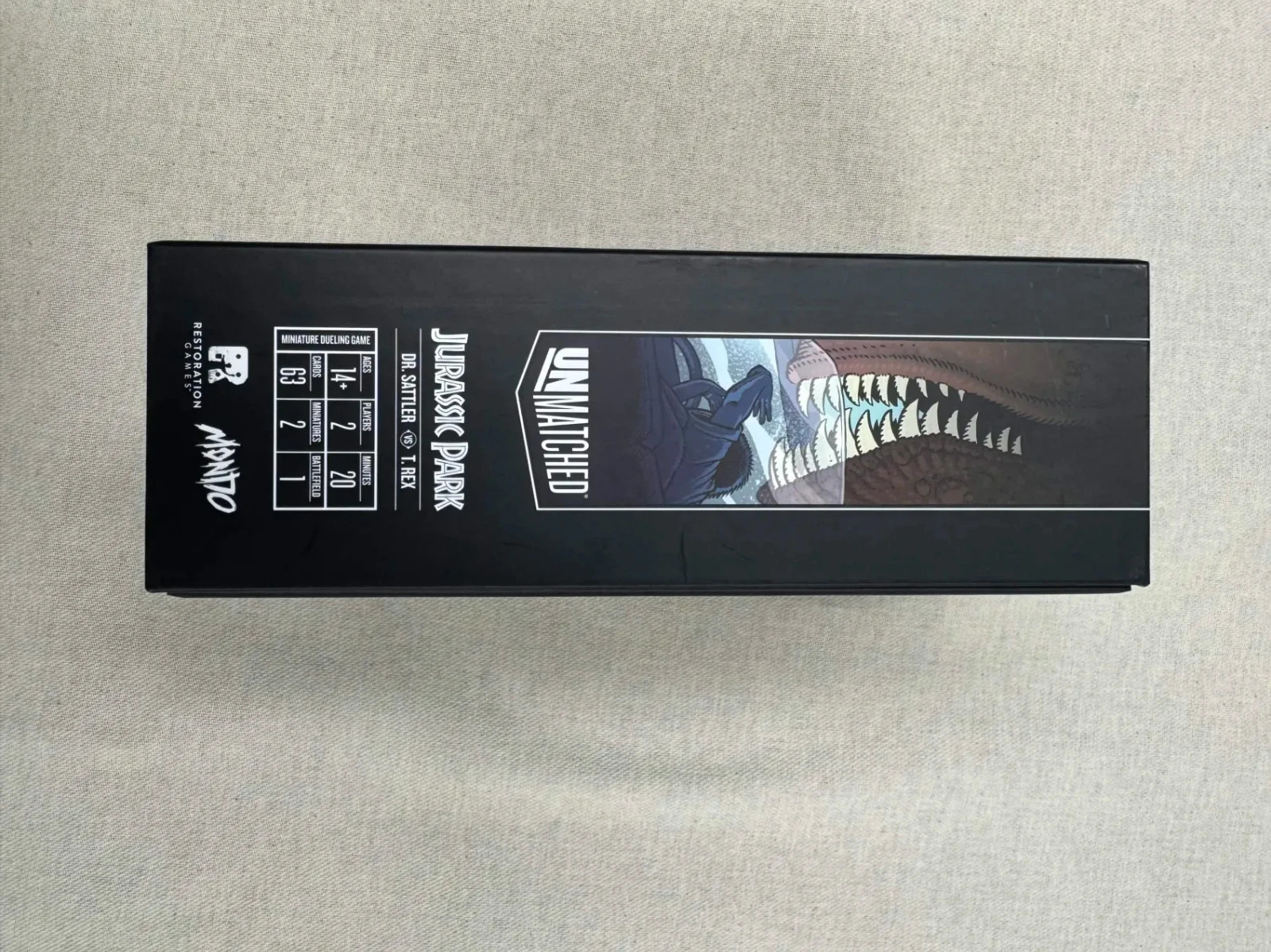 Restoration Games Unmatched: Jurassic Park – Dr. Sattler vs T. Rex Board Game…